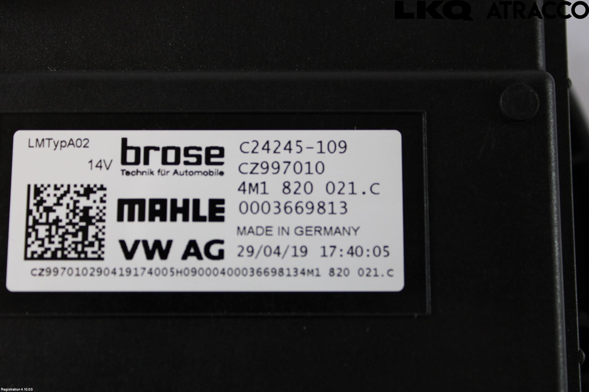 Audi Q5/SQ5 17- Varmeapparat Viftemotor