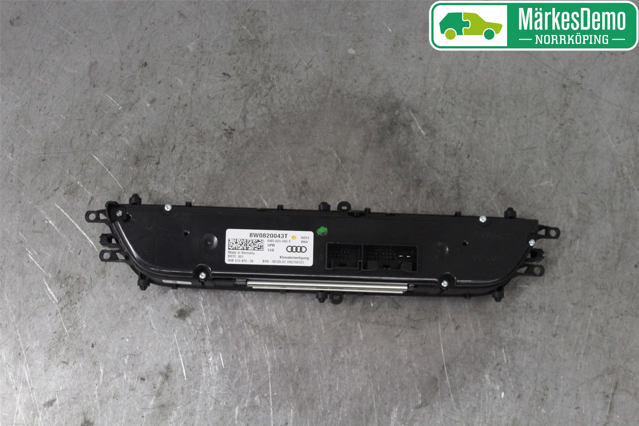 Audi A5 17- Varmeapparat Panel(Regulering)