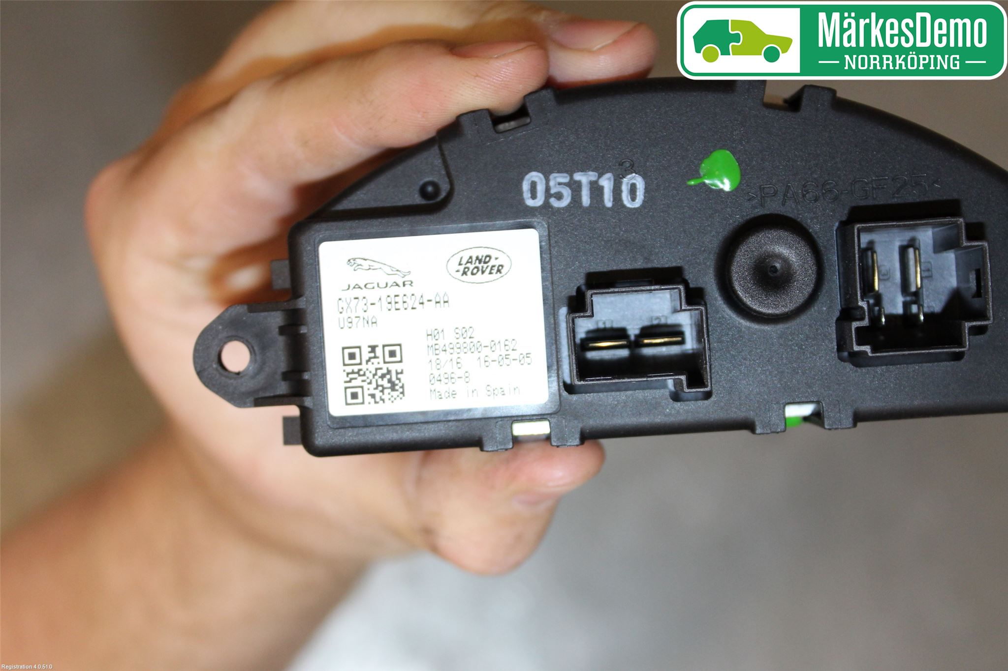 Jaguar XE (X760) 15-24 Varmeapparat Viftemotstand