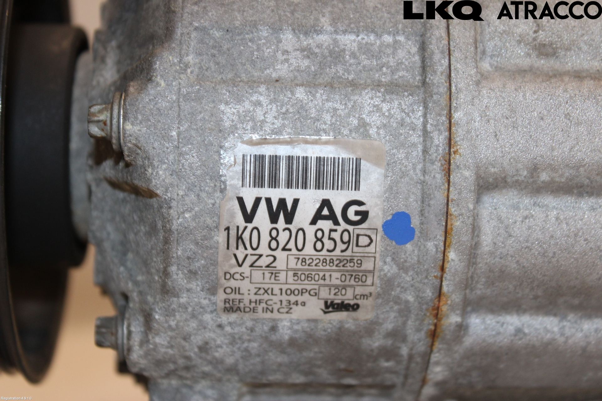 Skoda OCTAVIA (1Z) 05-13 Varme Ac Kompressor