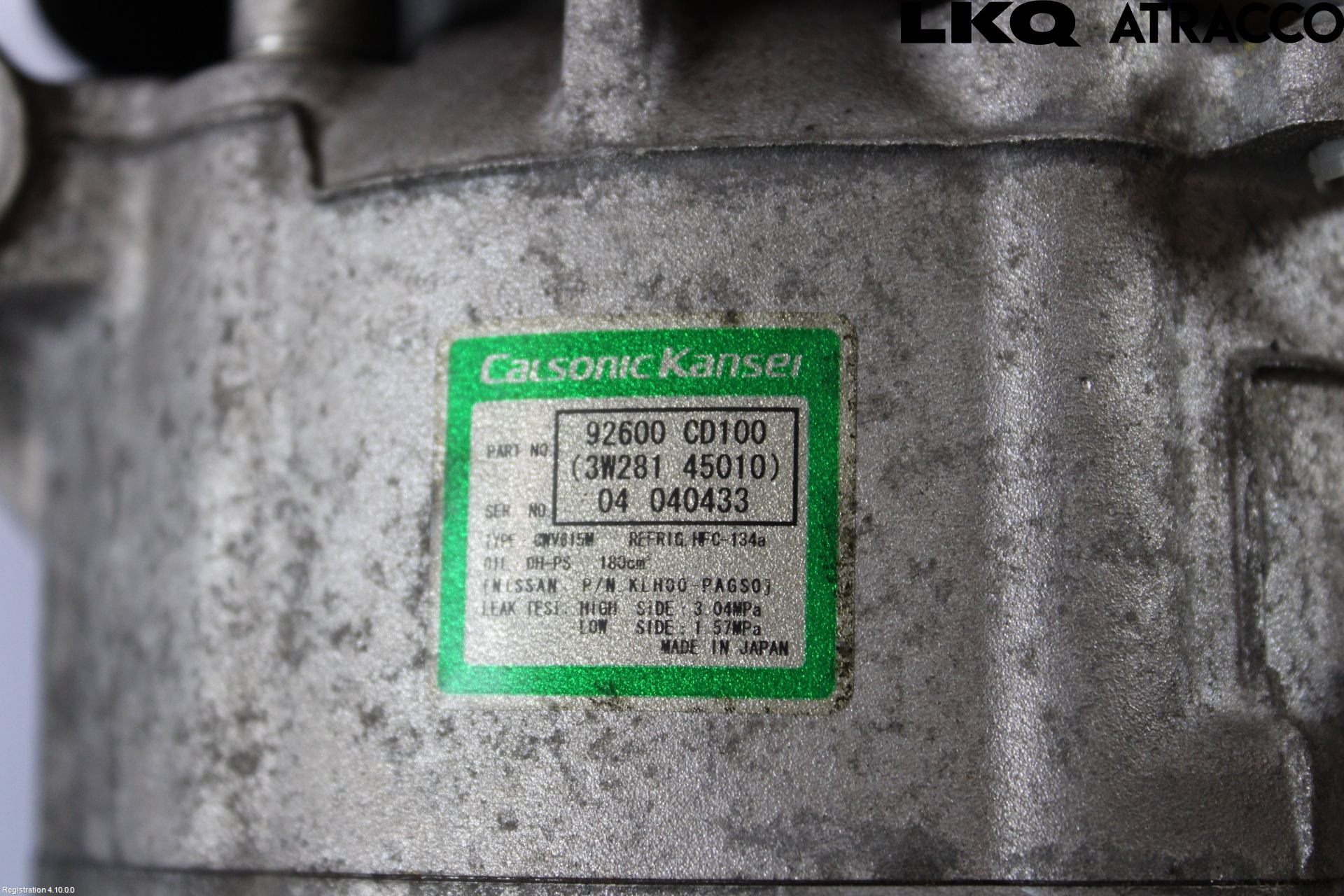 Nissan 350Z Varme Ac Kompressor