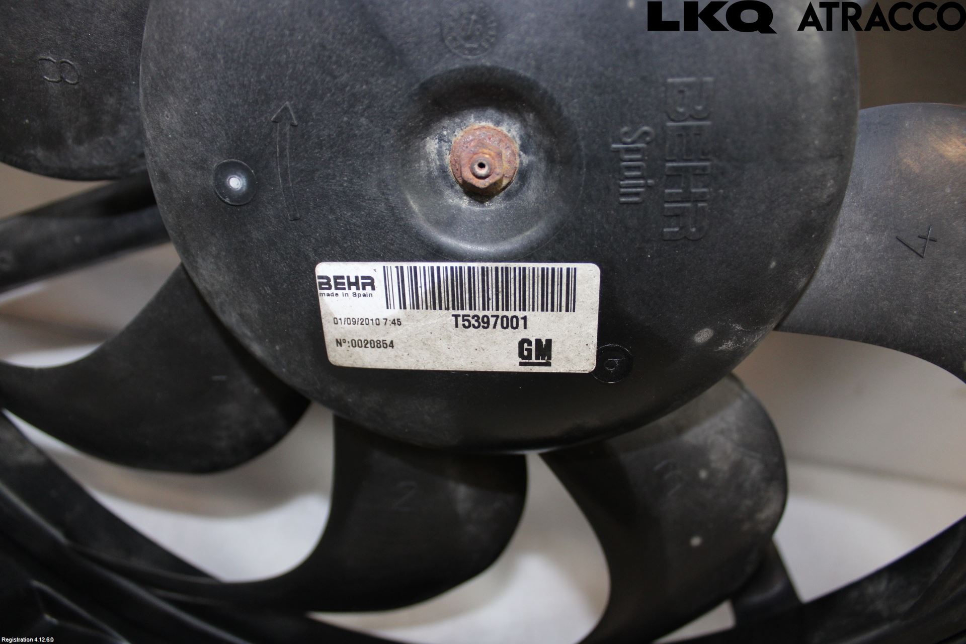 Opel MERIVA B 10-17 Kjølevifte Elektrisk