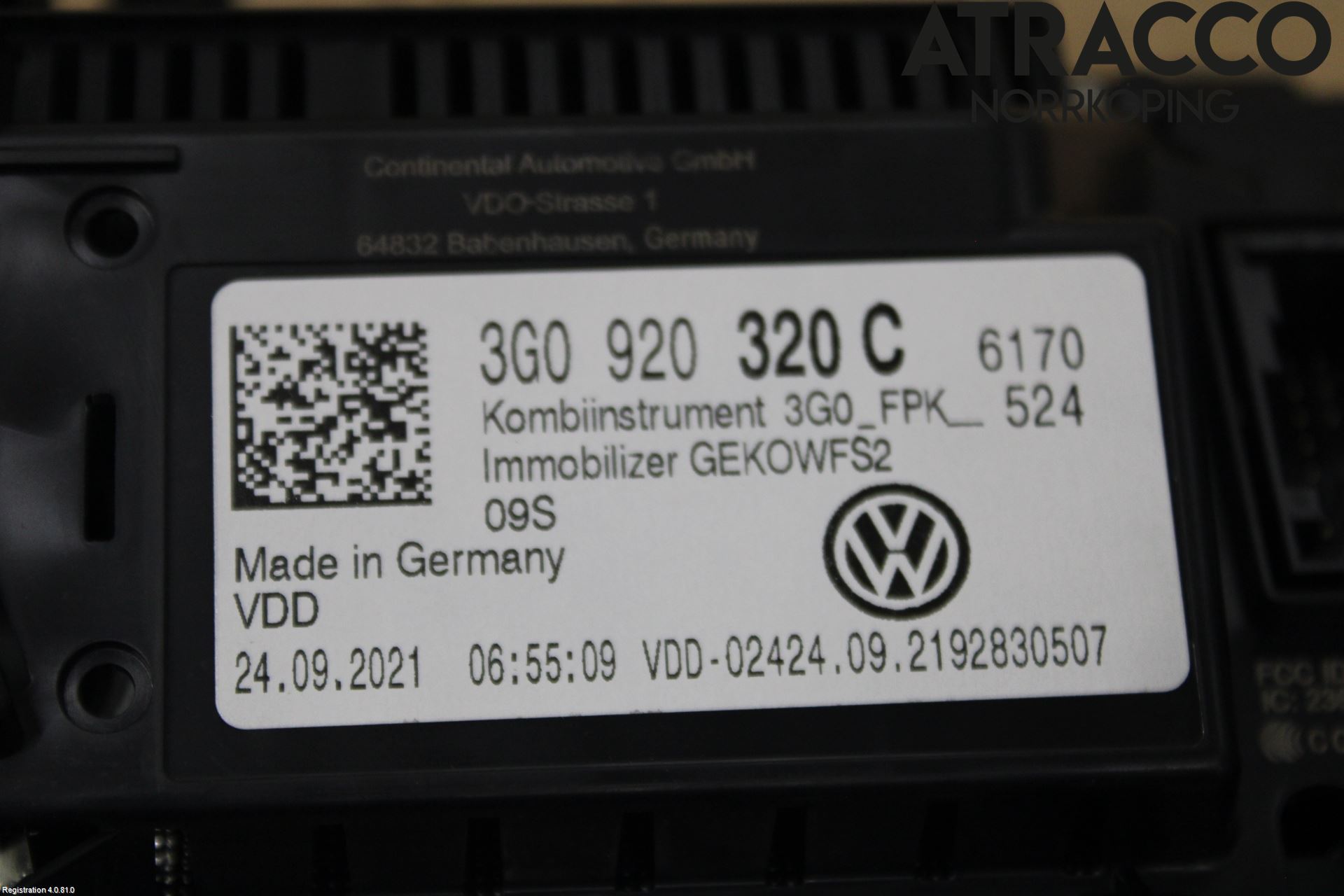 Volkswagen VW PASSAT 20-24 Instr Kombinert