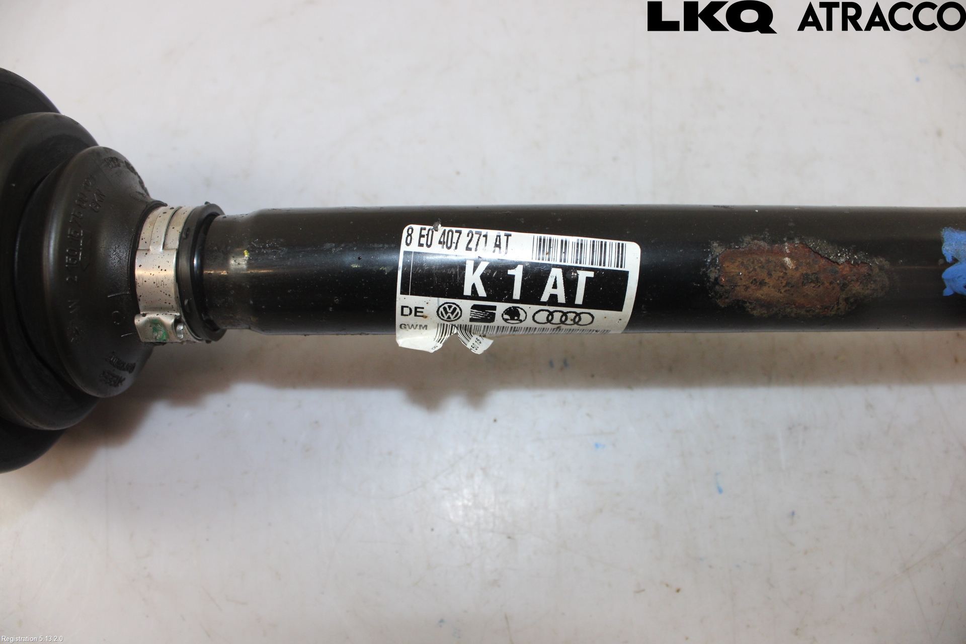 Audi A4/S4 05-07 Drivaksel Foran Kompl Venstre