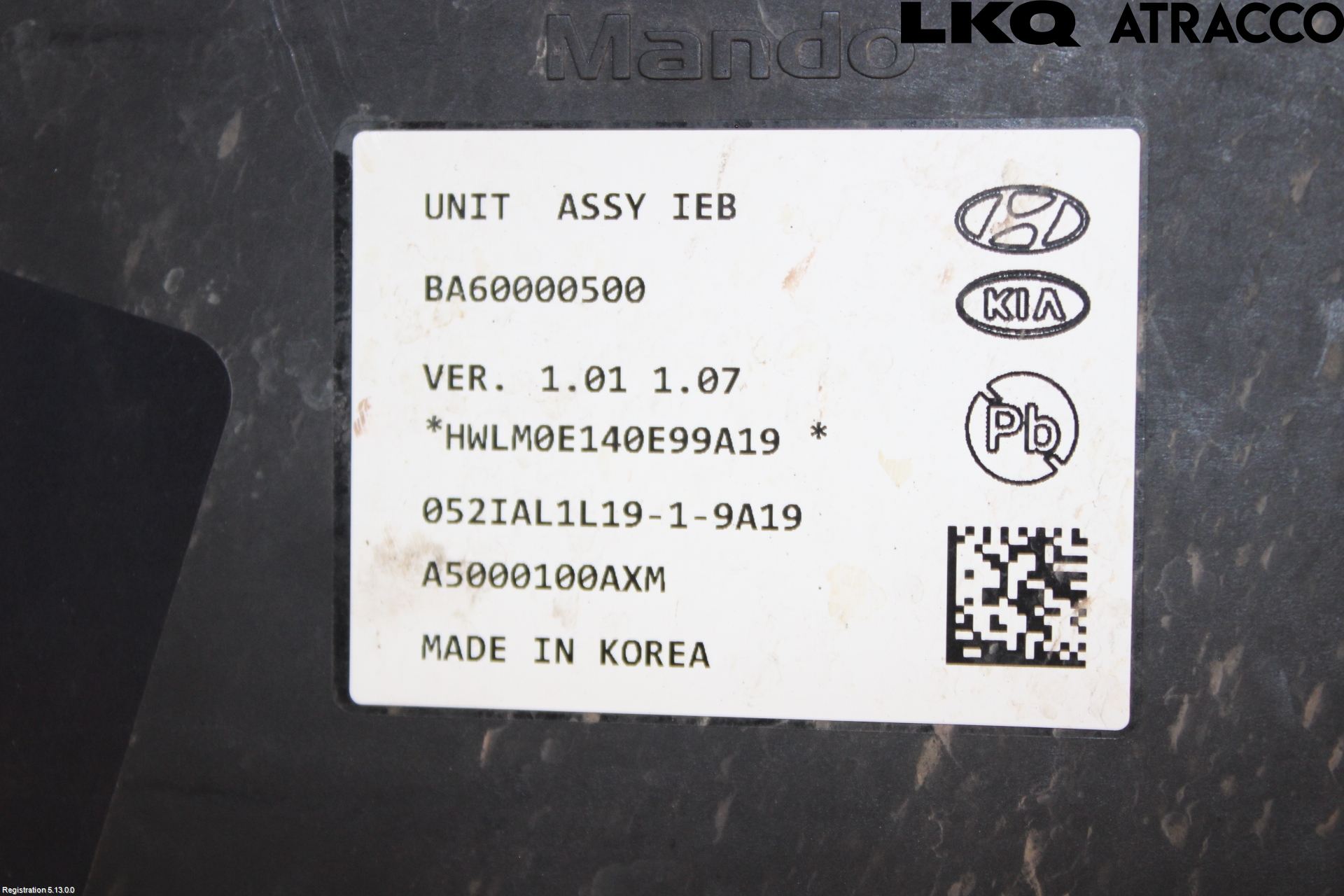 Kia NIRO (DE) 17-22 Abs Hydraulikkaggregat