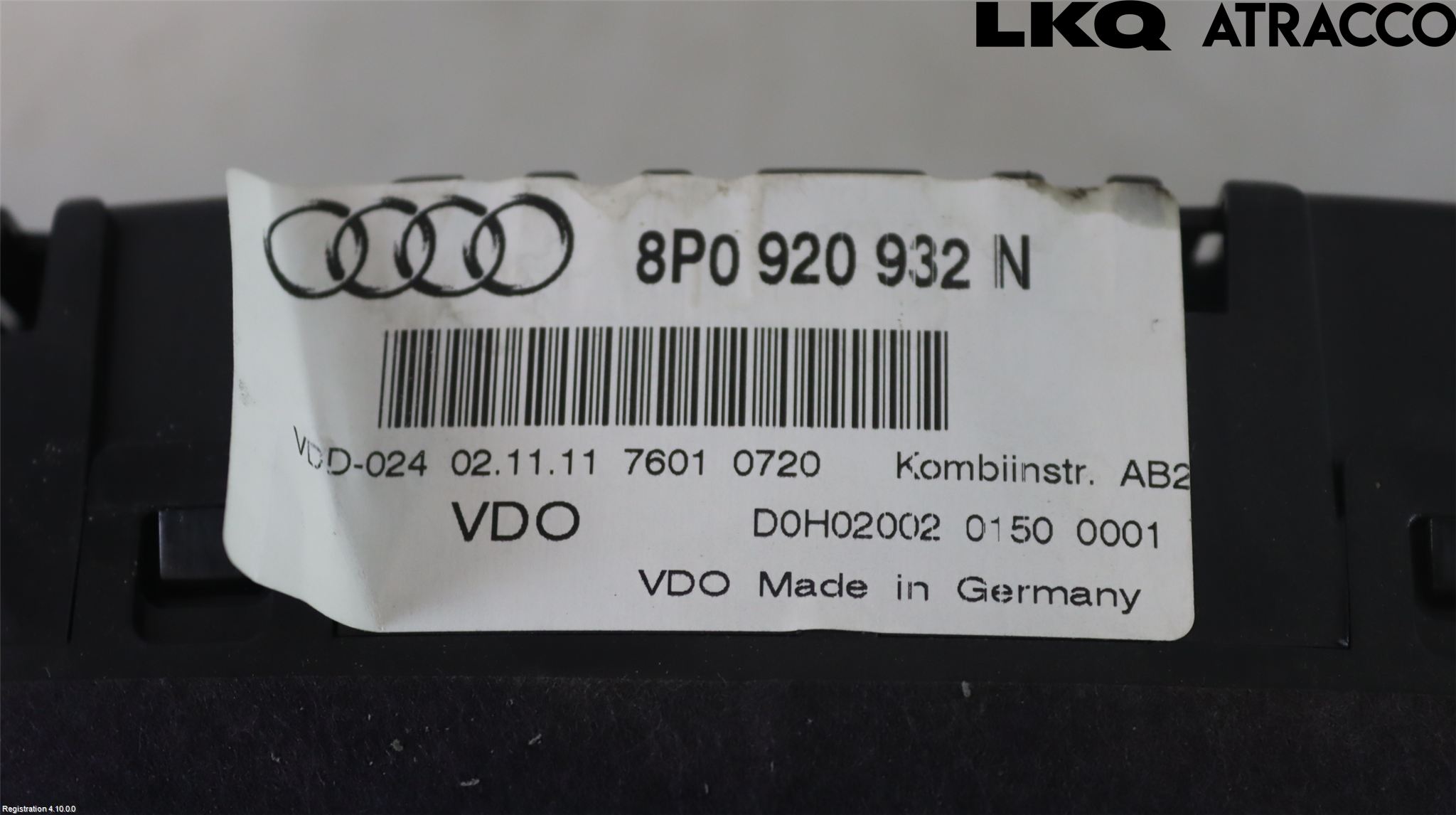 Audi A3/S3 05-13 Instr Kombinert