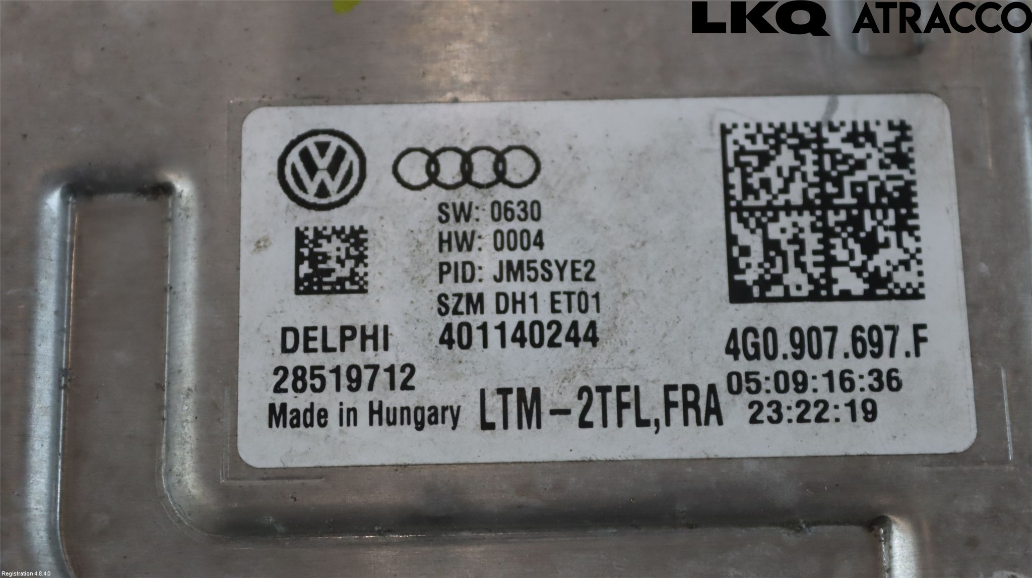 Volkswagen VW PASSAT 15-19 Styreenhet Xenon