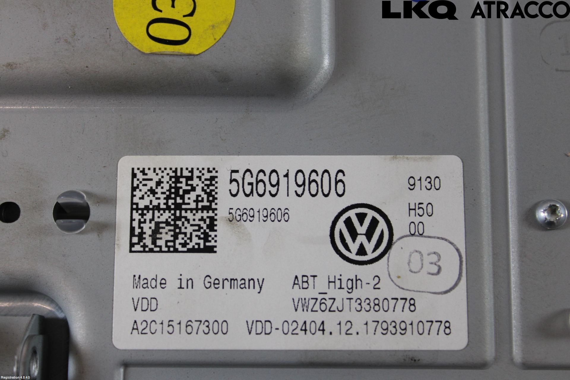 Volkswagen VW PASSAT 15-19 Multifunktionsdisplay