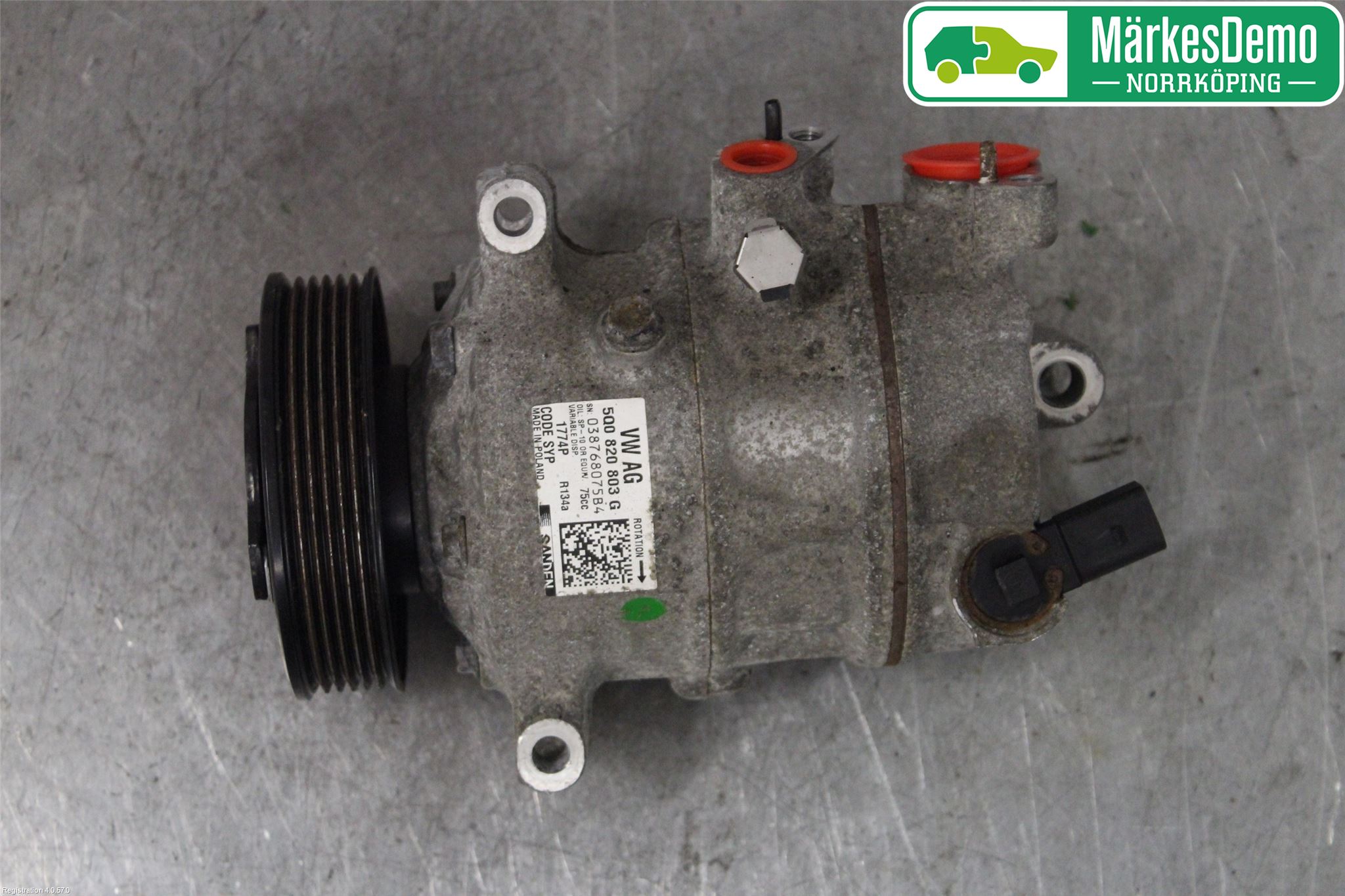 Skoda RAPID Varme Ac Kompressor
