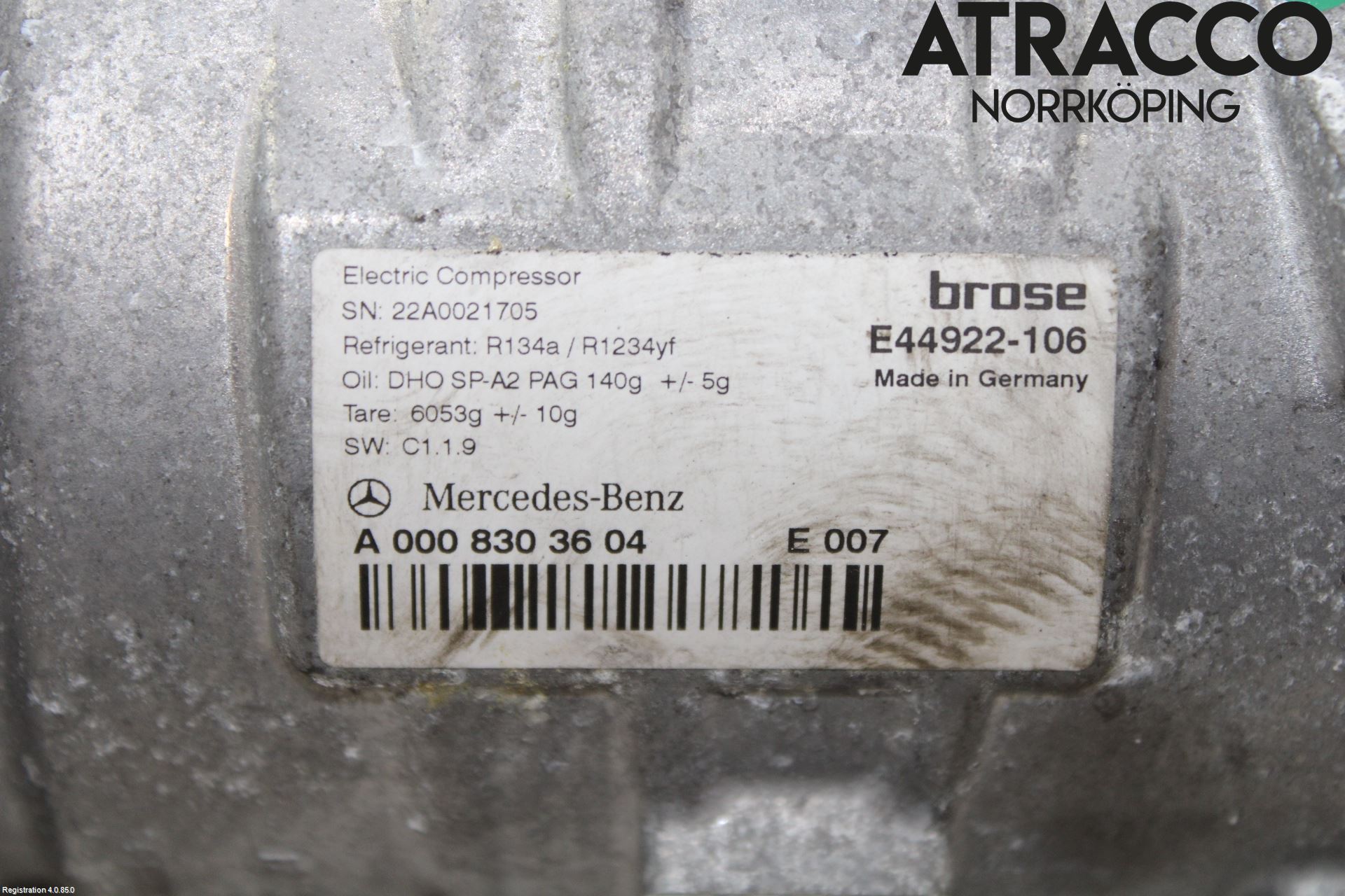 Mercedes-Benz MB AMG GT (C190/R190) 14-22 Varme Ac Kompressor