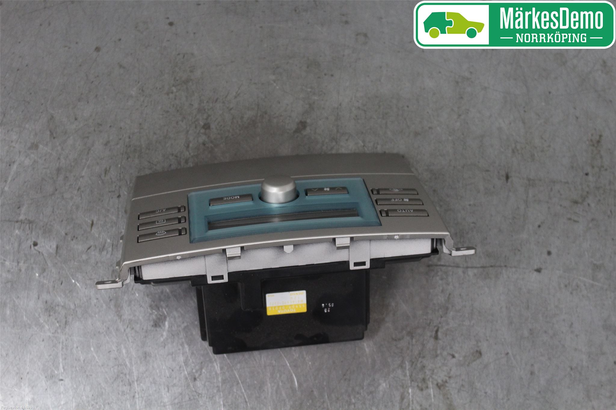 Toyota COROLLA VERSO 04-07 Varmeapparat Panel(Regulering)