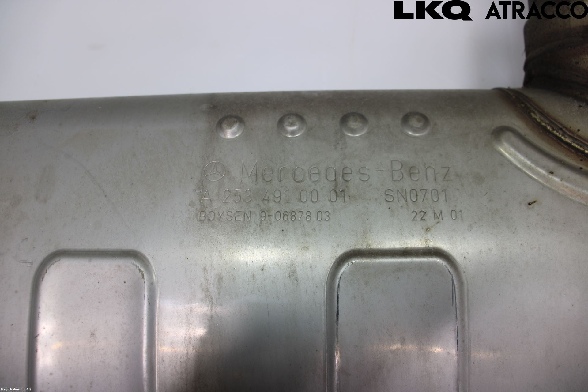 Mercedes-Benz MB GLC-KLASS (X253/C253) 15-22 Eksos Bakre Potte
