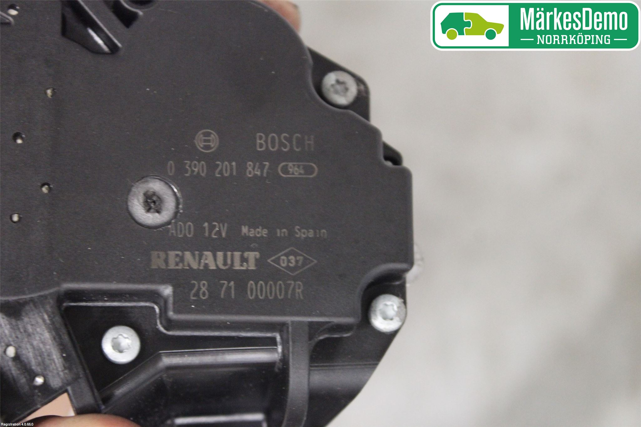 Renault MEGANE III 09-15 Viskermotor Bakluke
