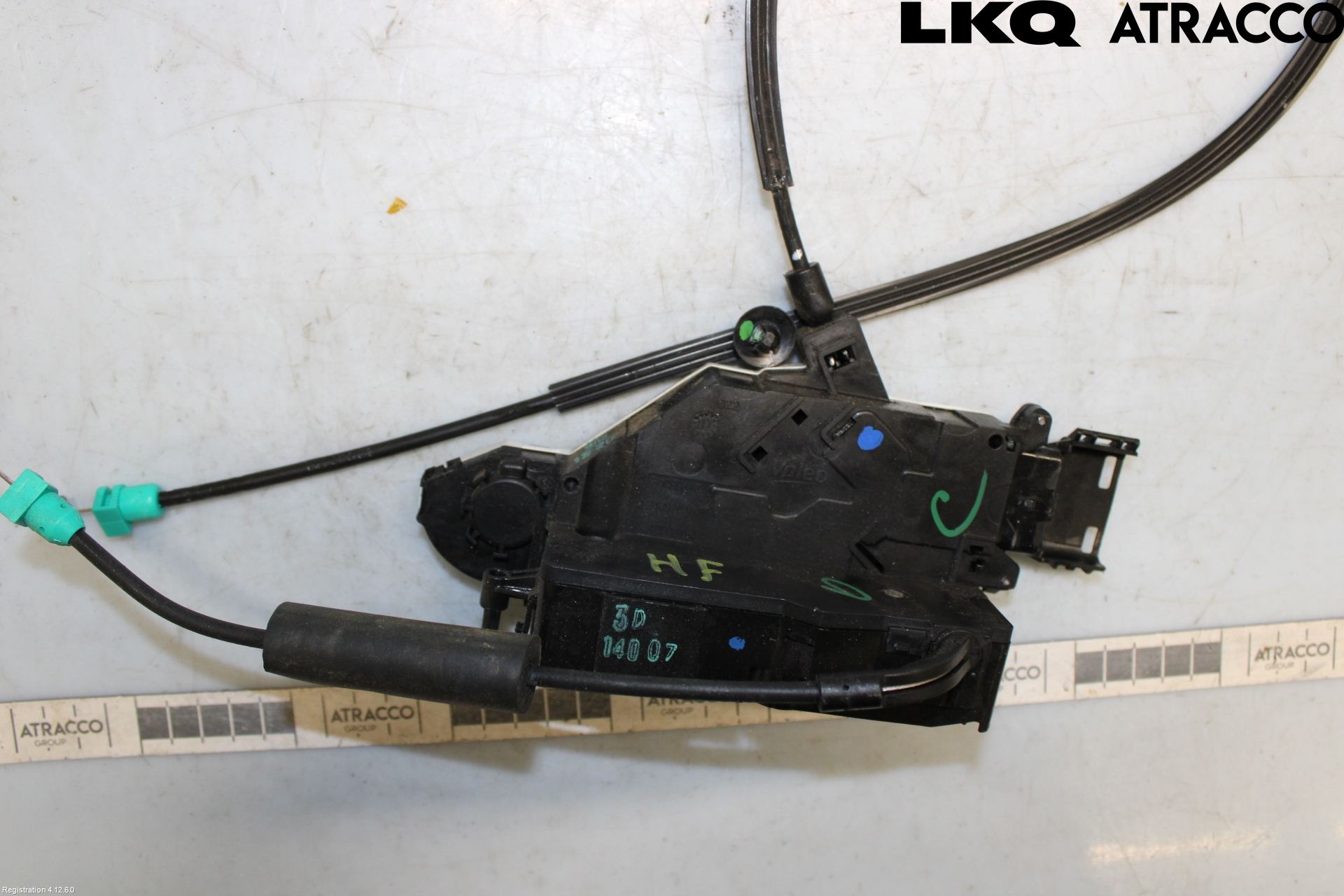 Peugeot 207 Dørlås - Låsekasse