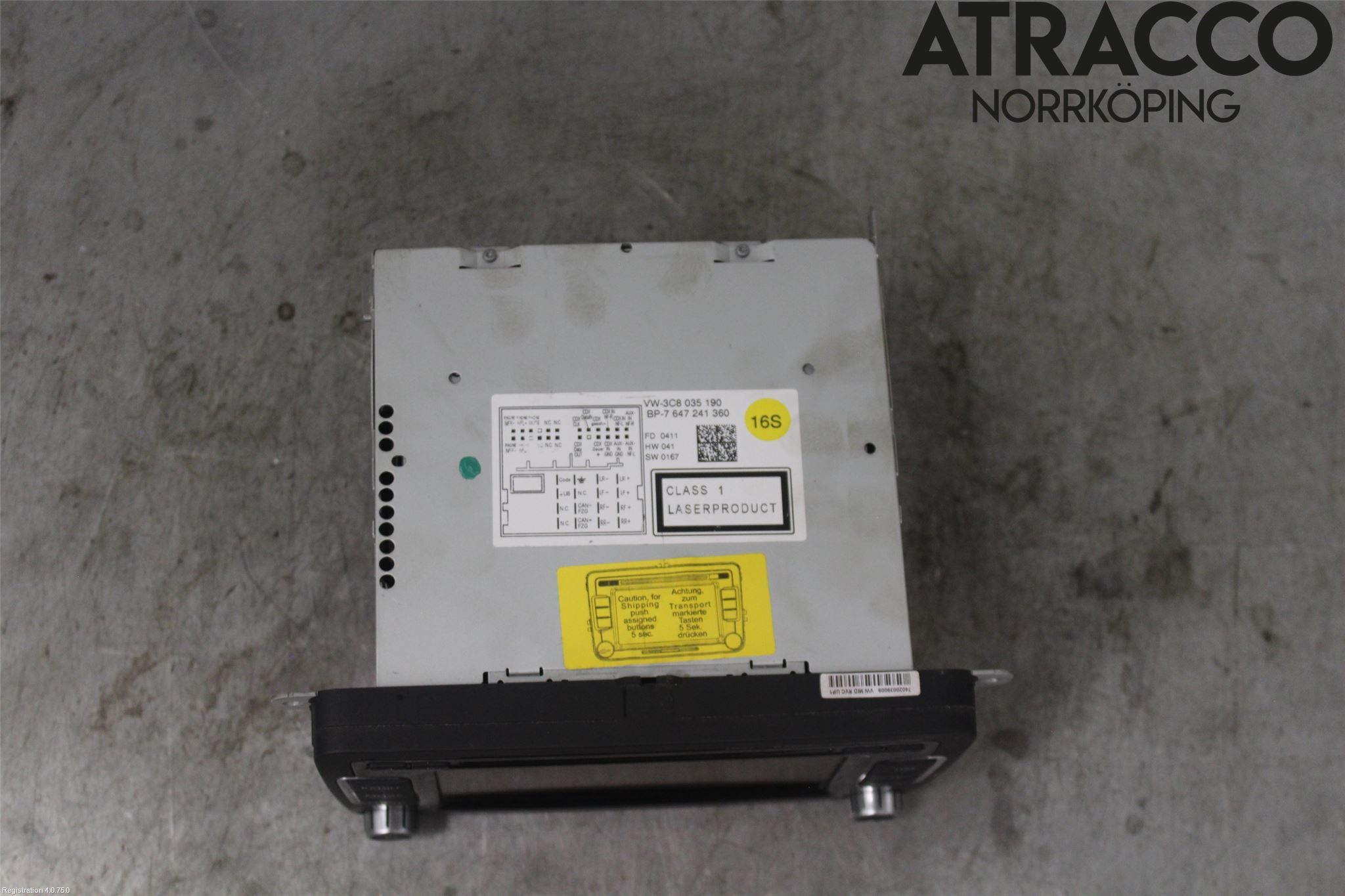 Volkswagen VW PASSAT 11-14 Stereo Radio Med Cd