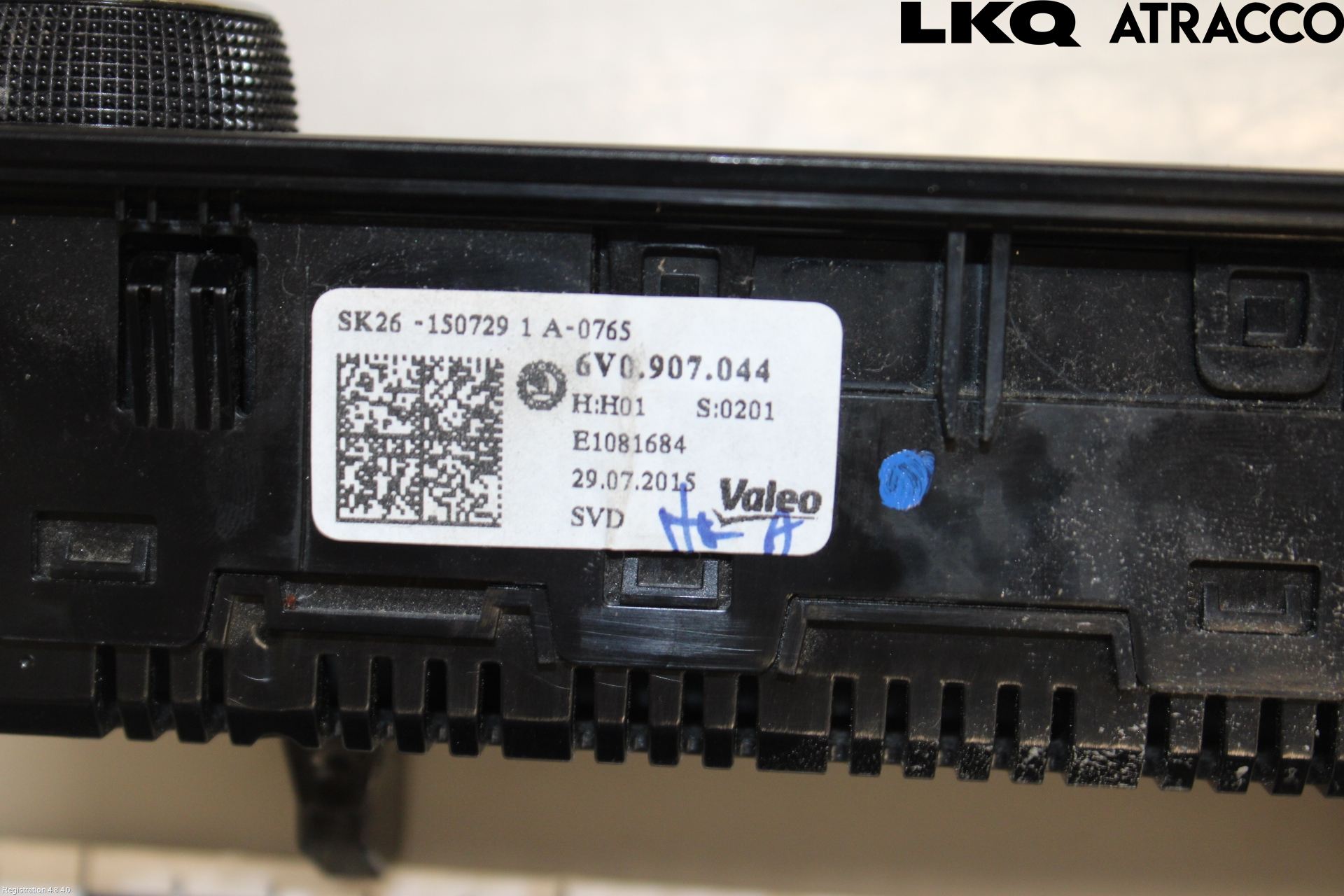 Skoda FABIA 15-21 Varmeapparat Panel(Regulering)