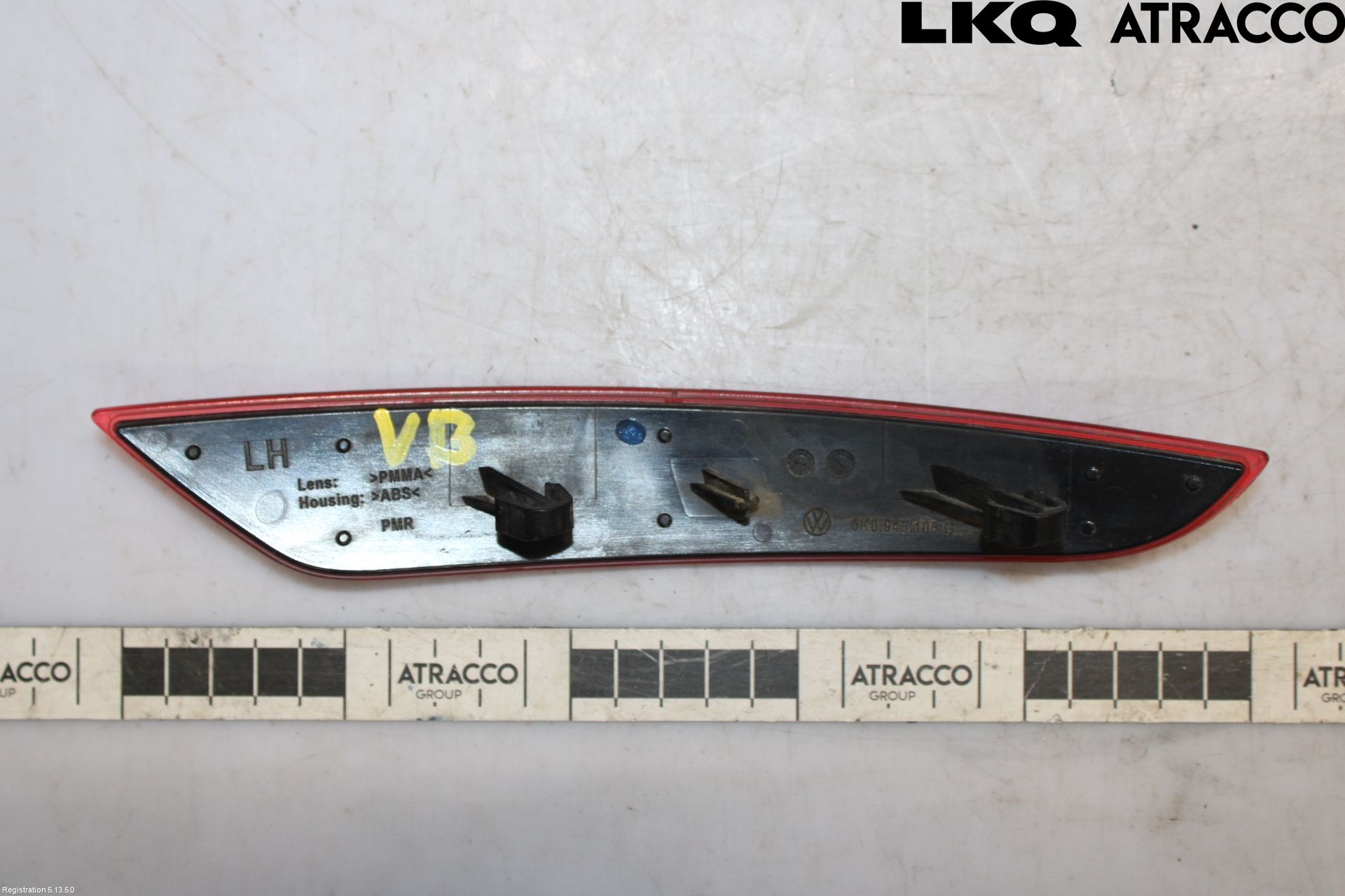 Volkswagen VW GOLF VI 09-13 Refleks Bak