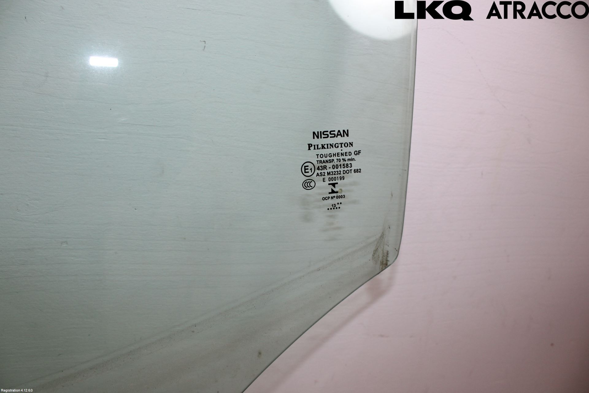 Nissan QASHQAI 14-17 Dørrute Bak Venstre 4Dørs
