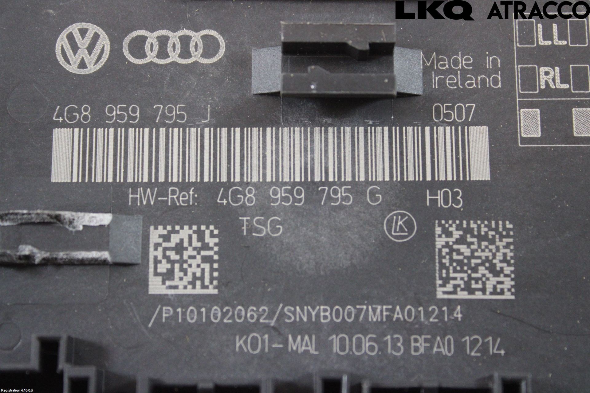 Audi A7/S7 4G 11-17 Styreenhet Dør
