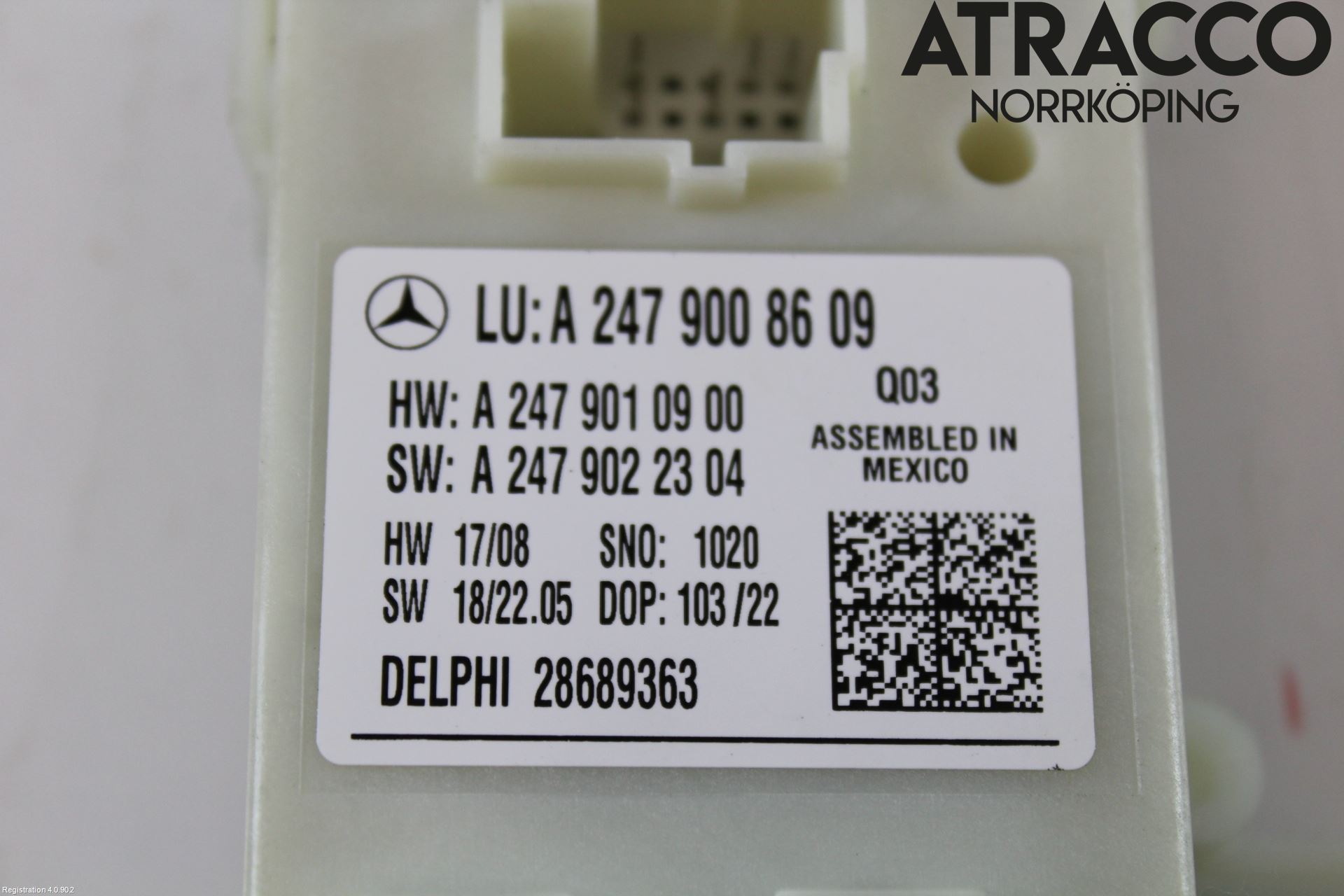 Mercedes-Benz MB GLA-KLASS (H247) 20- Styreenhet Bakluke