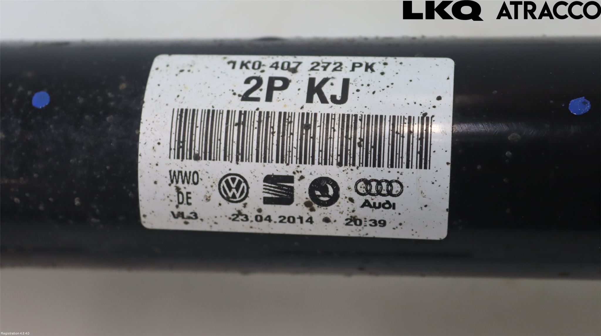 Volkswagen VW PASSAT 11-14 Drivaksel Foran Kompl Høyre