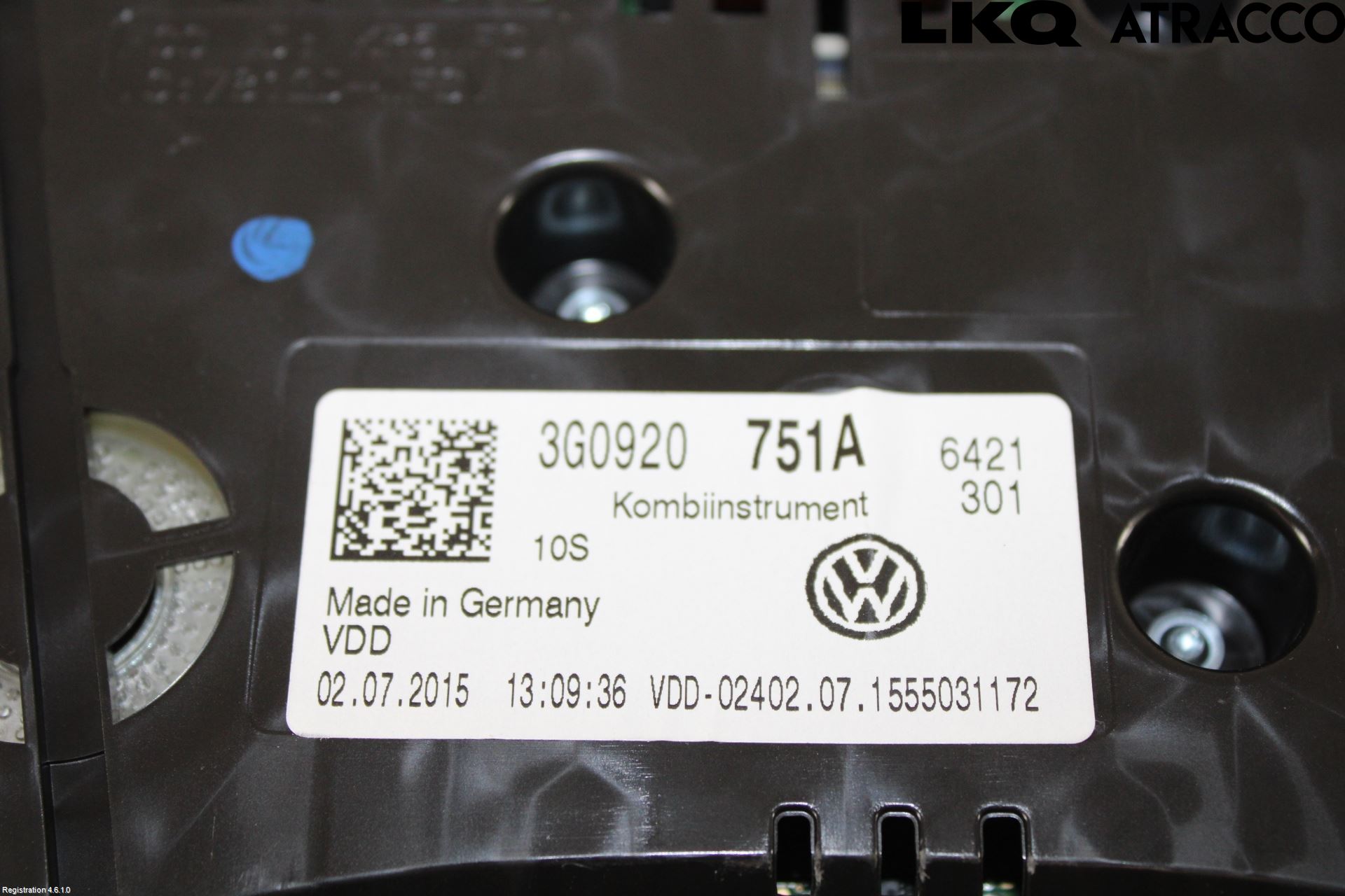 Volkswagen VW PASSAT 15-19 Instr Kombinert