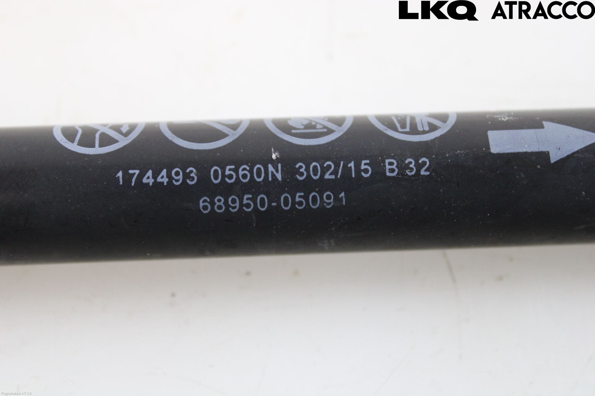 Toyota AVENSIS 16-18 Bakluke Demper-Gassfjær