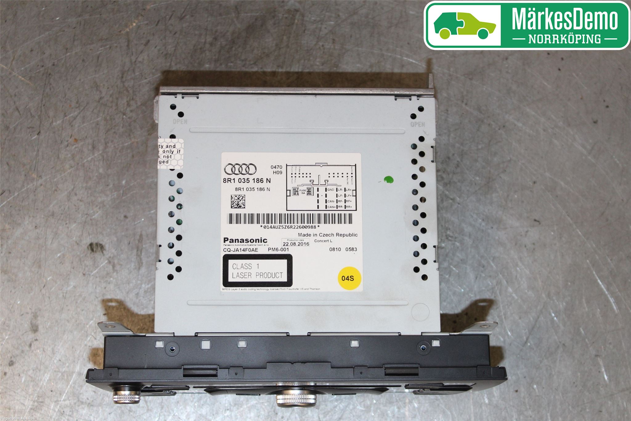 Audi A5 07-16 Stereo Radio Med Cd