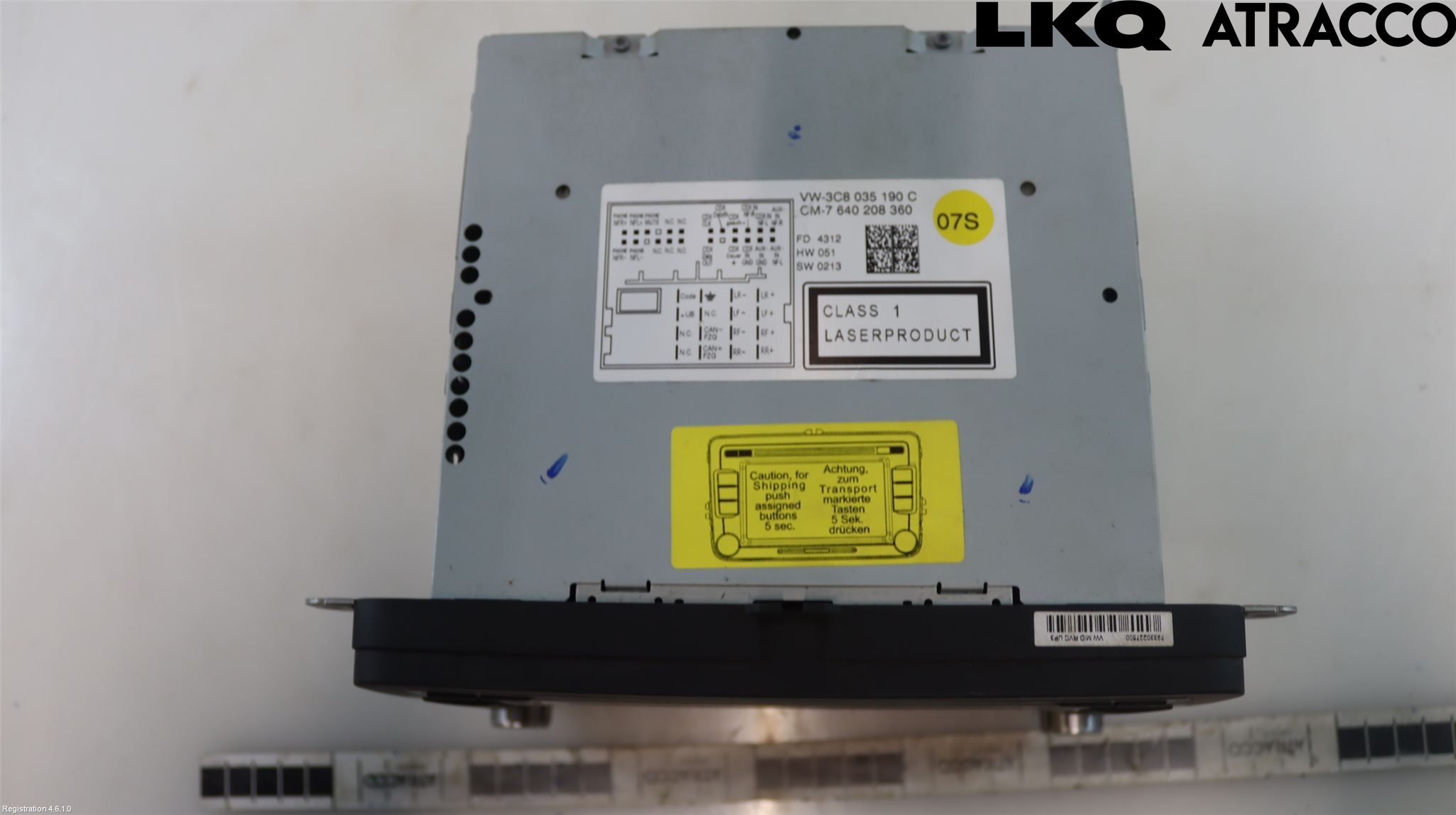 Volkswagen VW PASSAT 11-14 Stereo Radio Med Cd