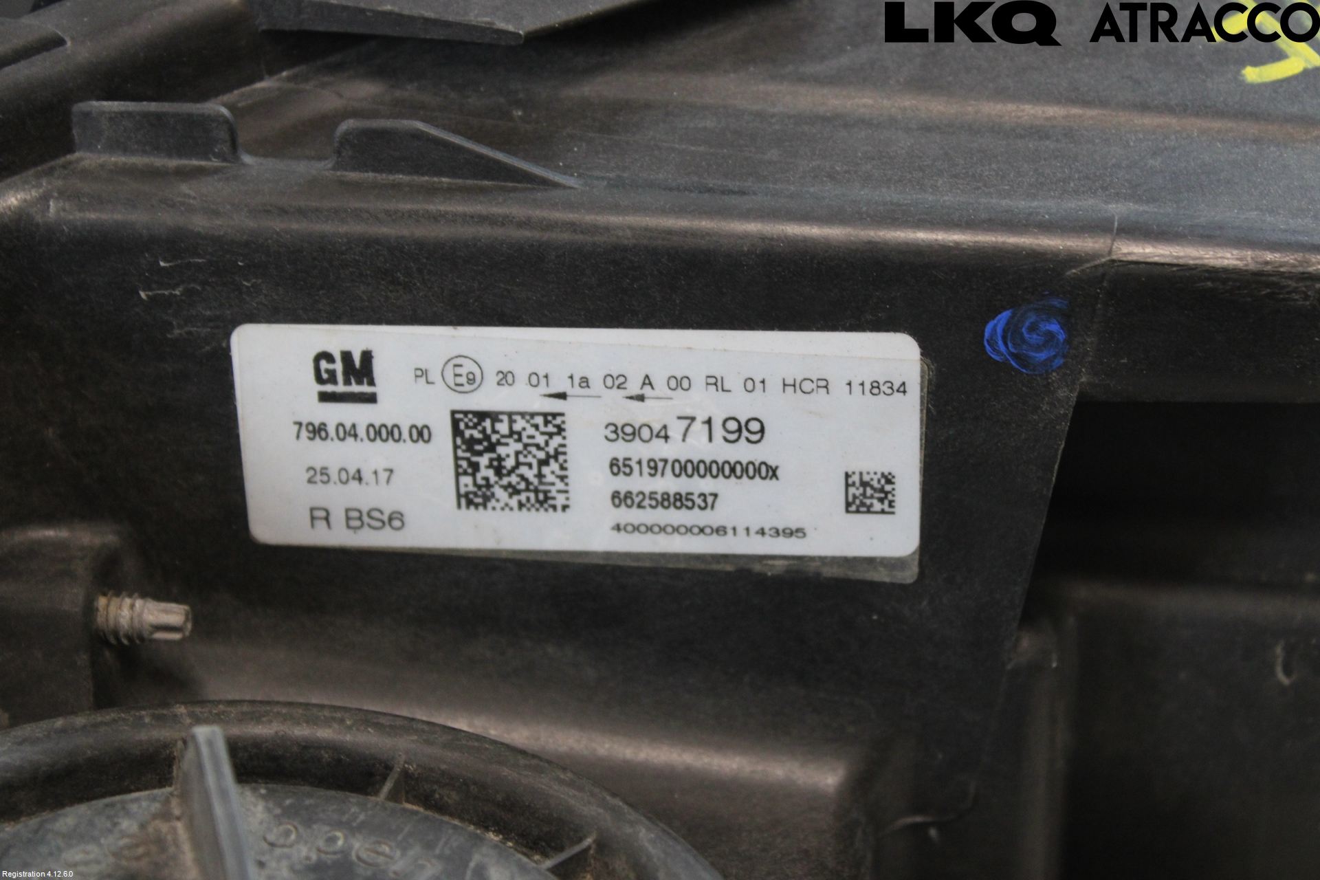 Opel ASTRA K 16-22 Frontlykt Høyre