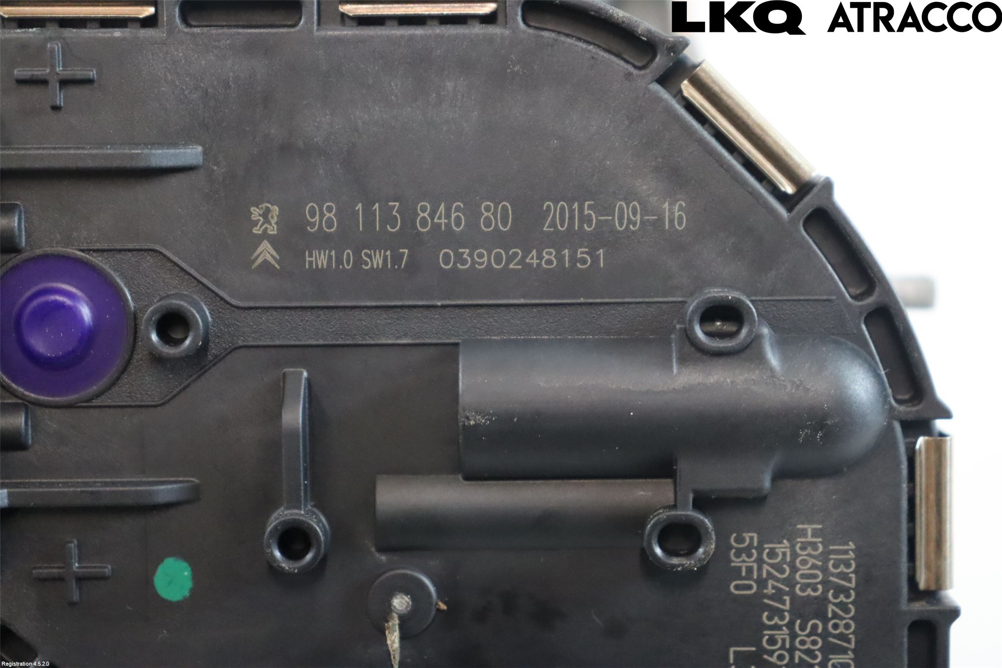 Citroen C4 PICASSO 14-18 Viskermotor Frontrute