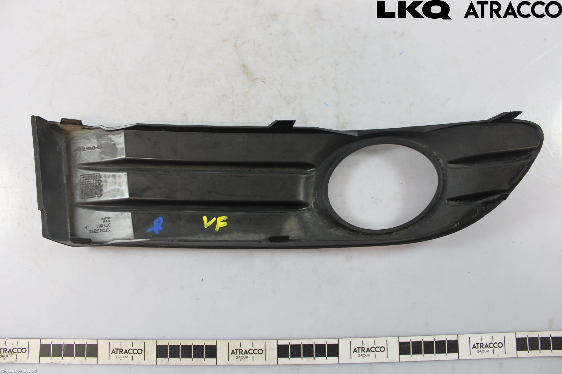 Volvo S40 08-12 Frontlykt Kurve-Tåkelys Ramme