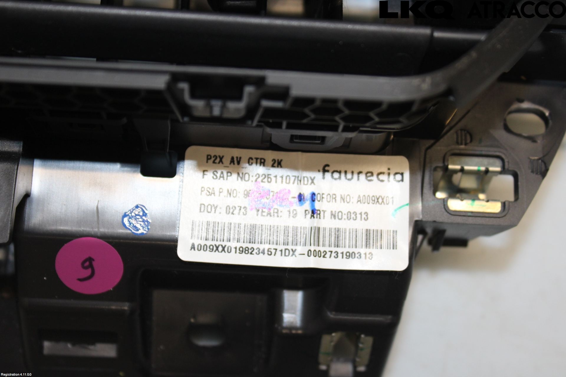 Peugeot 208/E-208 20- Dashbord Kanal - Dyse