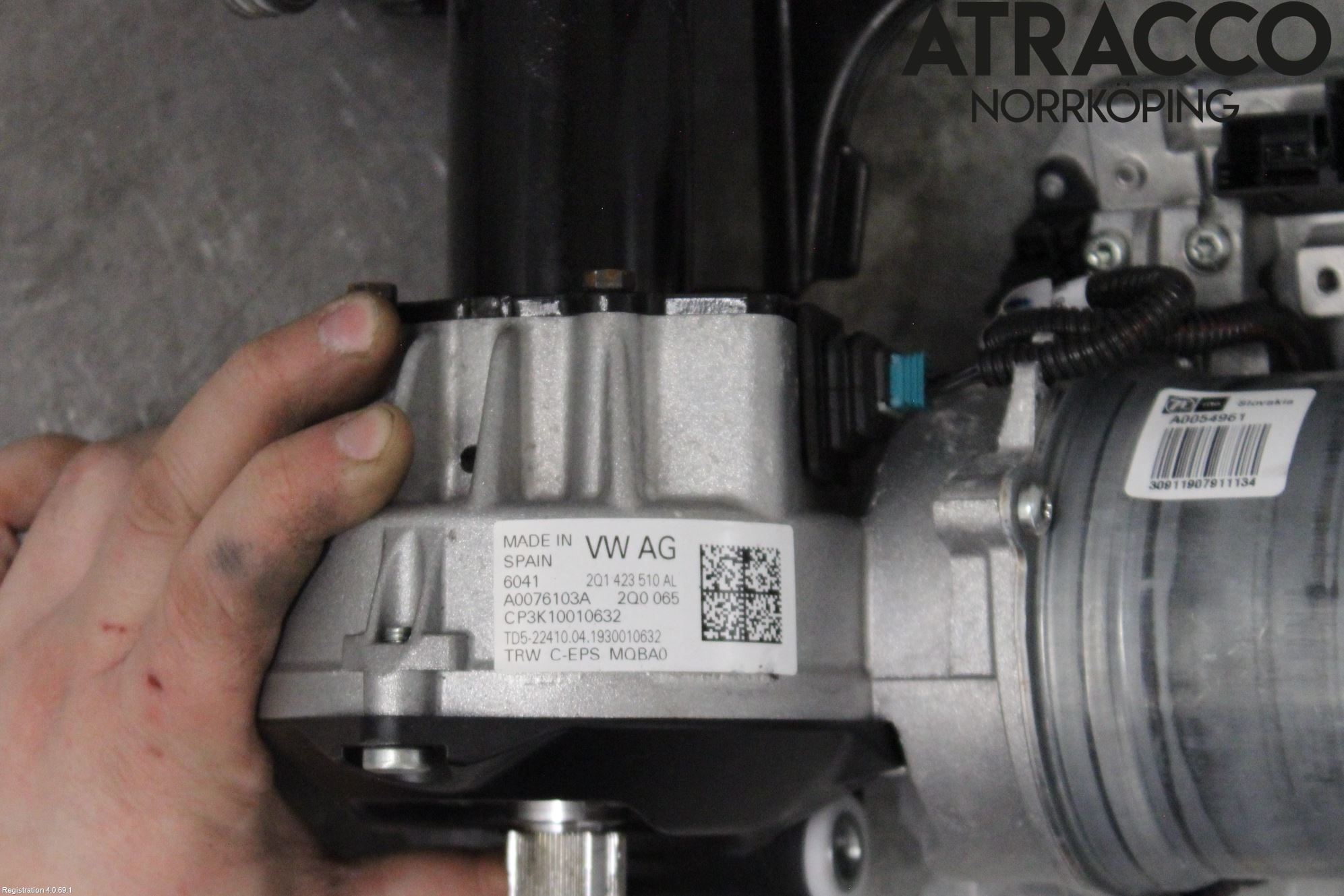Volkswagen VW T-CROSS 19- Rattakselaggregat Innebygd Servo