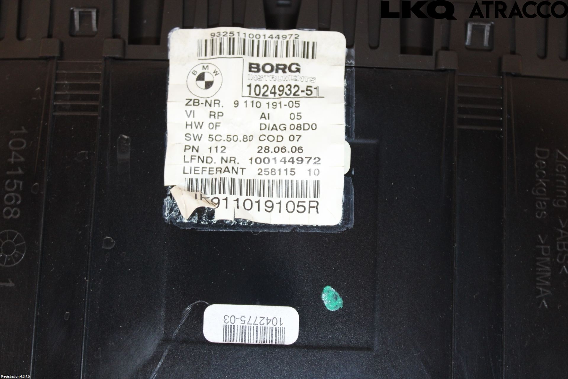 BMW 1 E87/81 5D/3D 03-11 Instr Kombinert