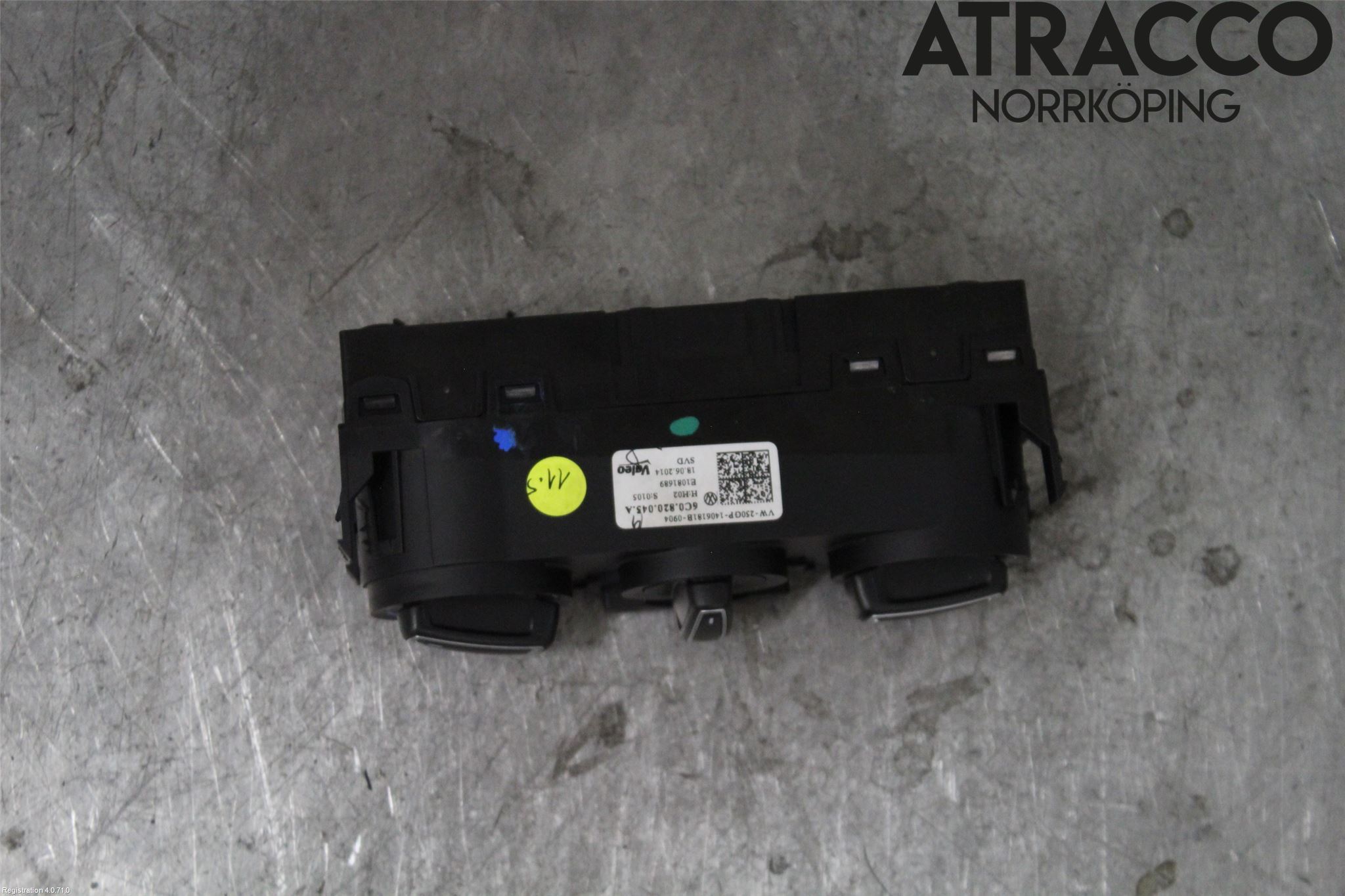 Volkswagen VW POLO 10-17 Varmeapparat Panel(Regulering)