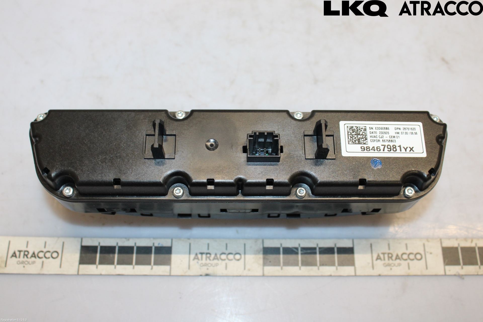 Opel GRANDLAND X 18- Varmeapparat Panel(Regulering)
