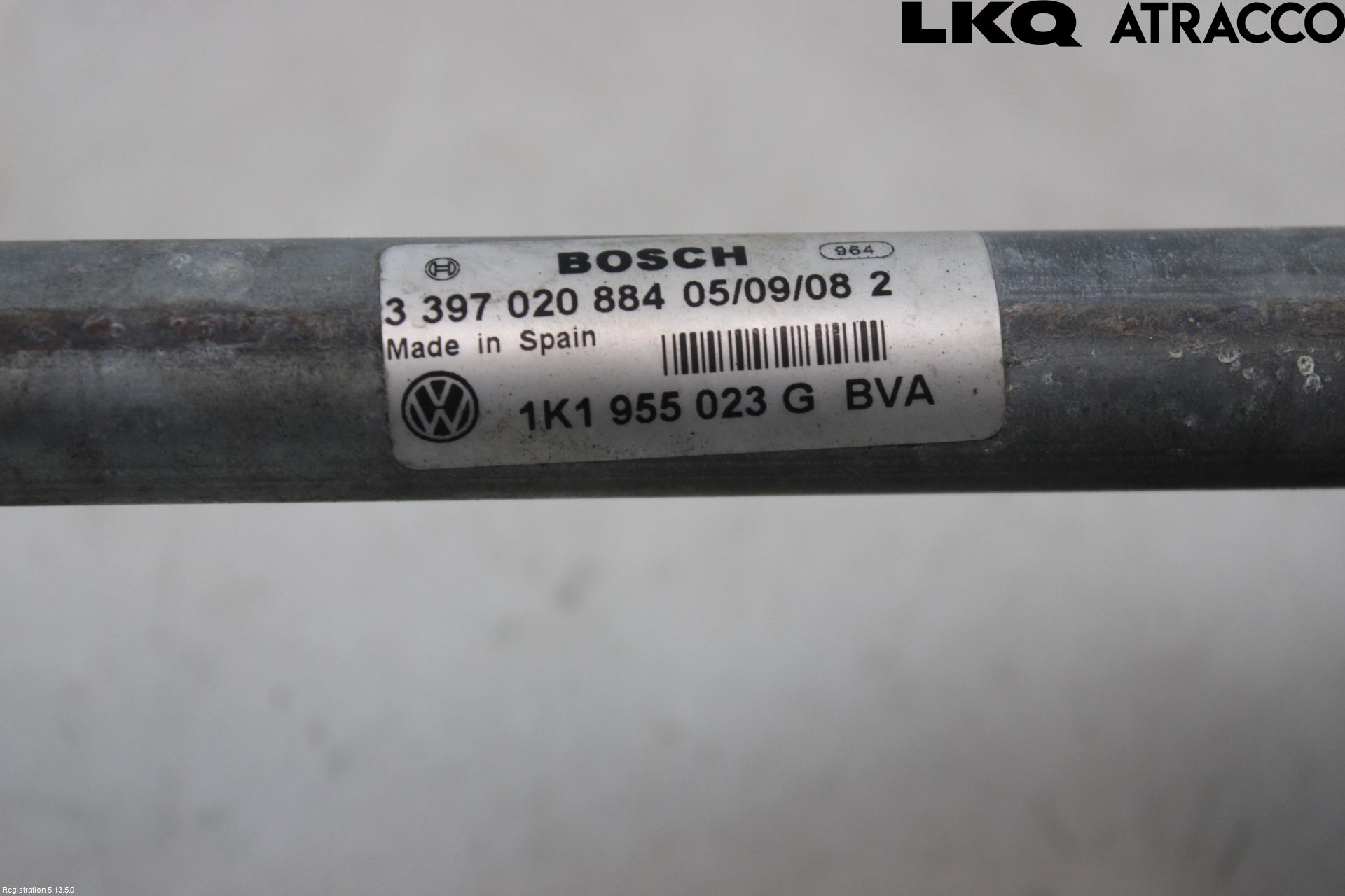 Volkswagen VW GOLF V 04-09 Viskeroverføring Frontrute