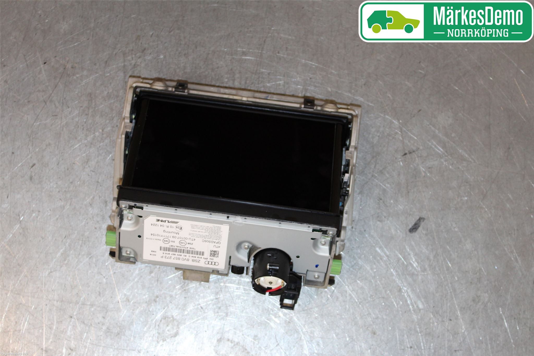 Audi A3/S3 8V 13-20 Instr Skjerm Dvd-Gps-Ac-Tlf
