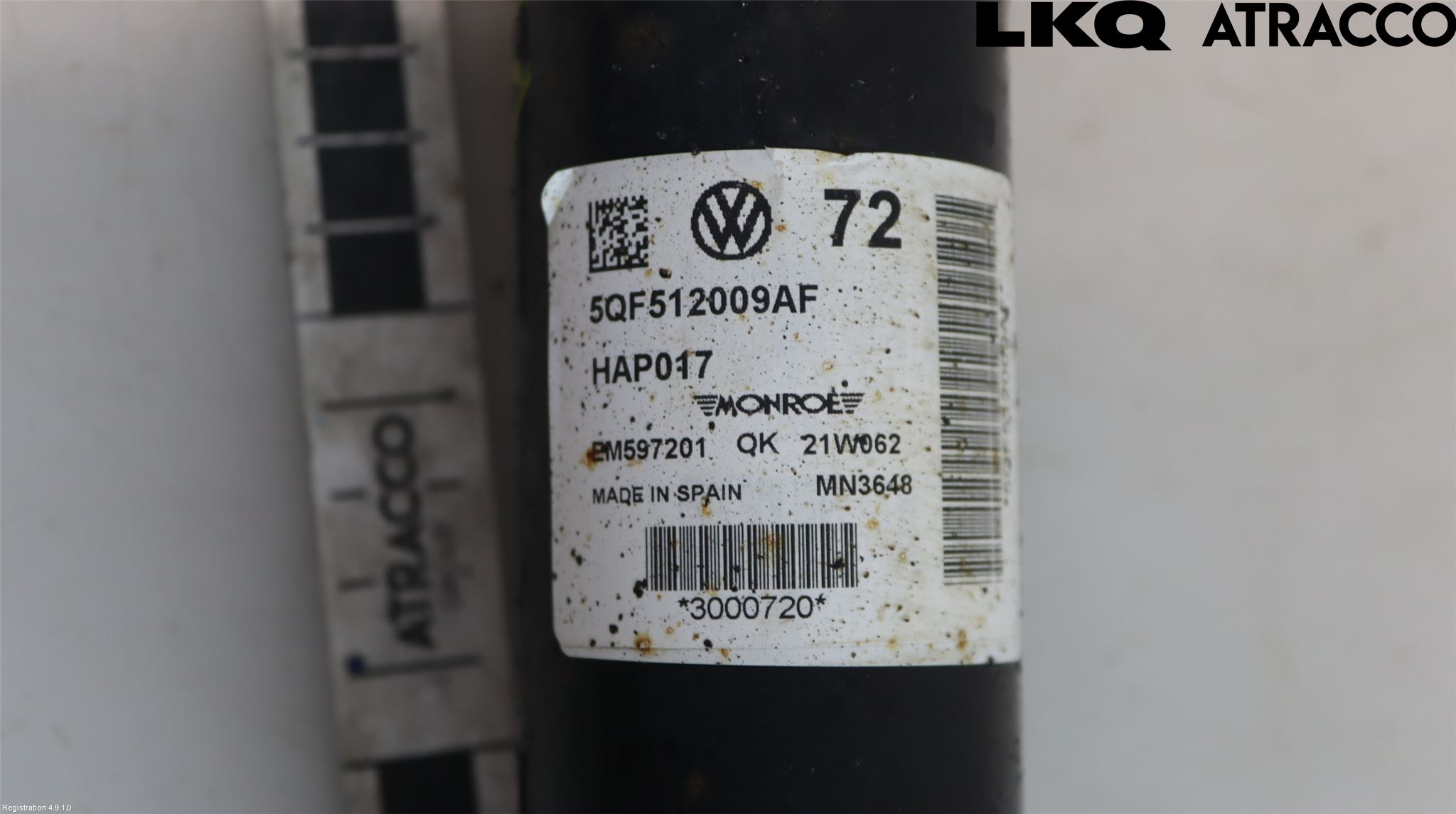 Seat TARRACO 19- Støtdemper Bak