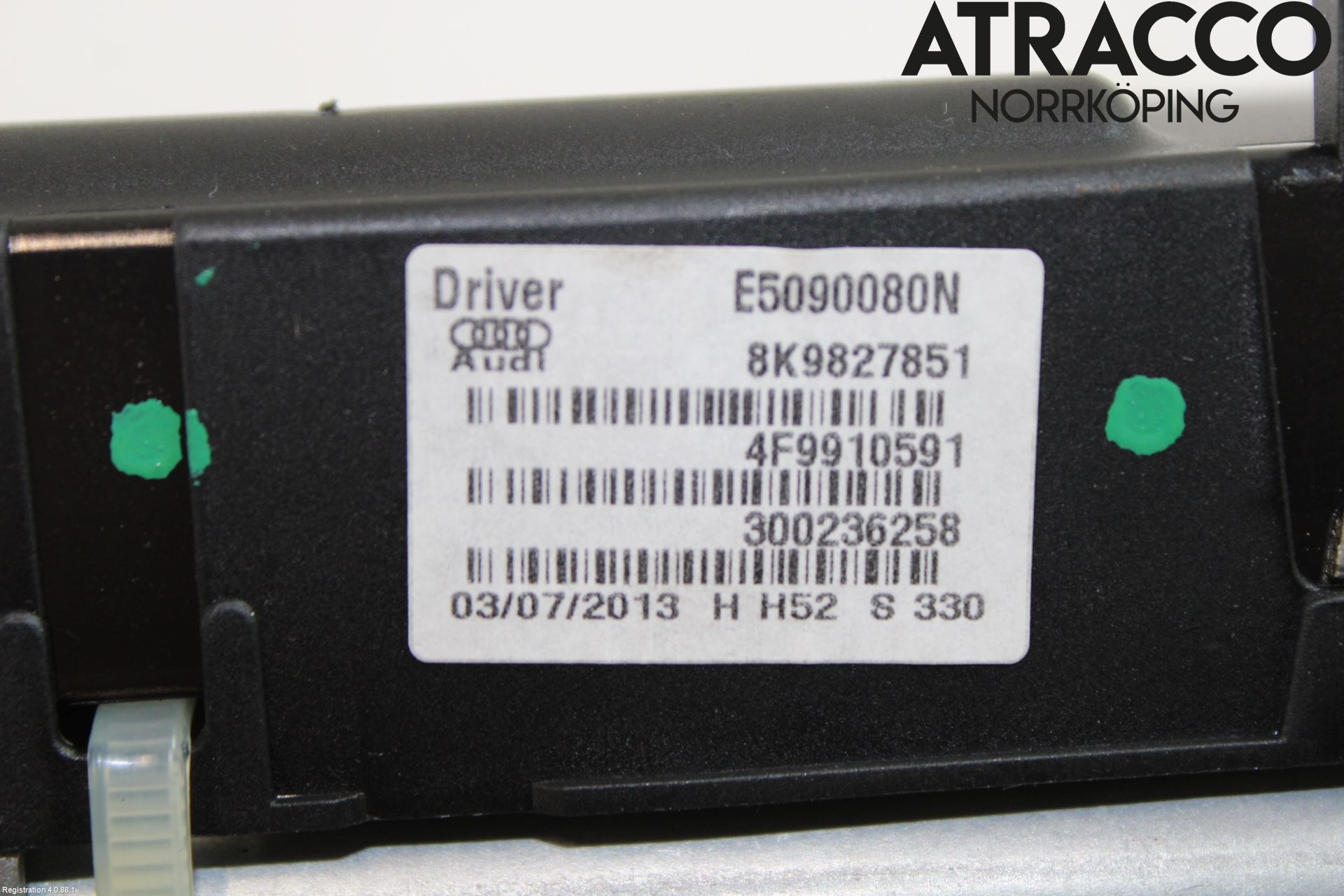 Audi A4 12-15 Baklukeåpner Automatisk