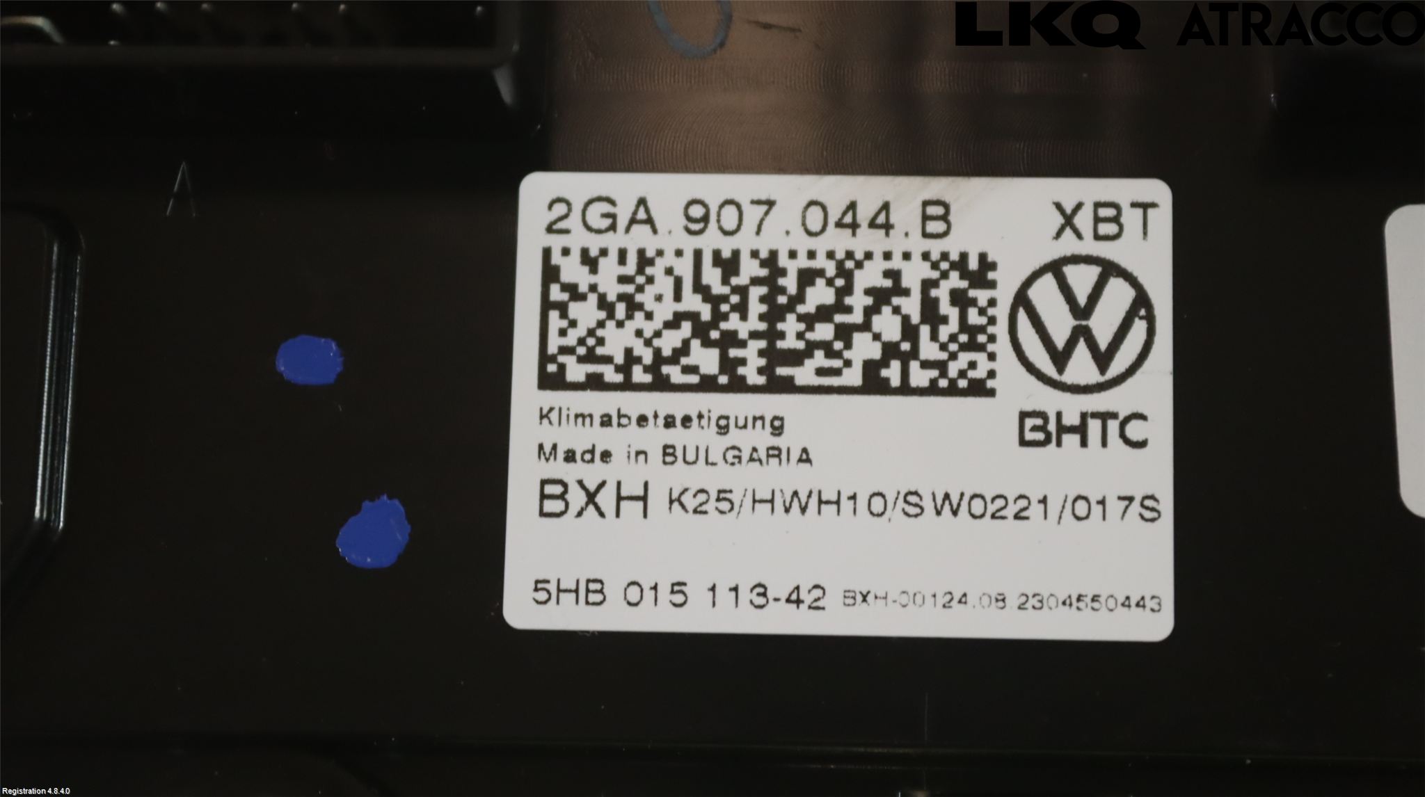 Volkswagen VW T-ROC 18- Varme Ac Betjening-Display