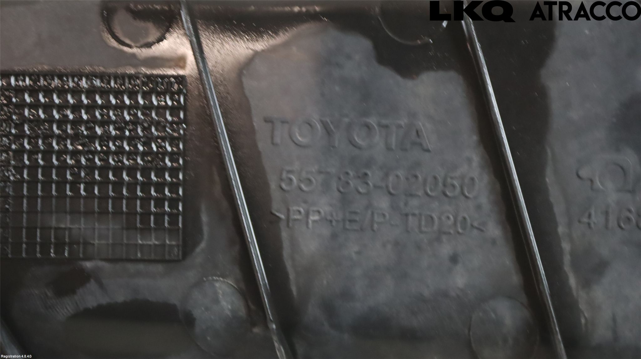 Toyota AURIS 10-12 Visker Deksel-Grill-Under Frr