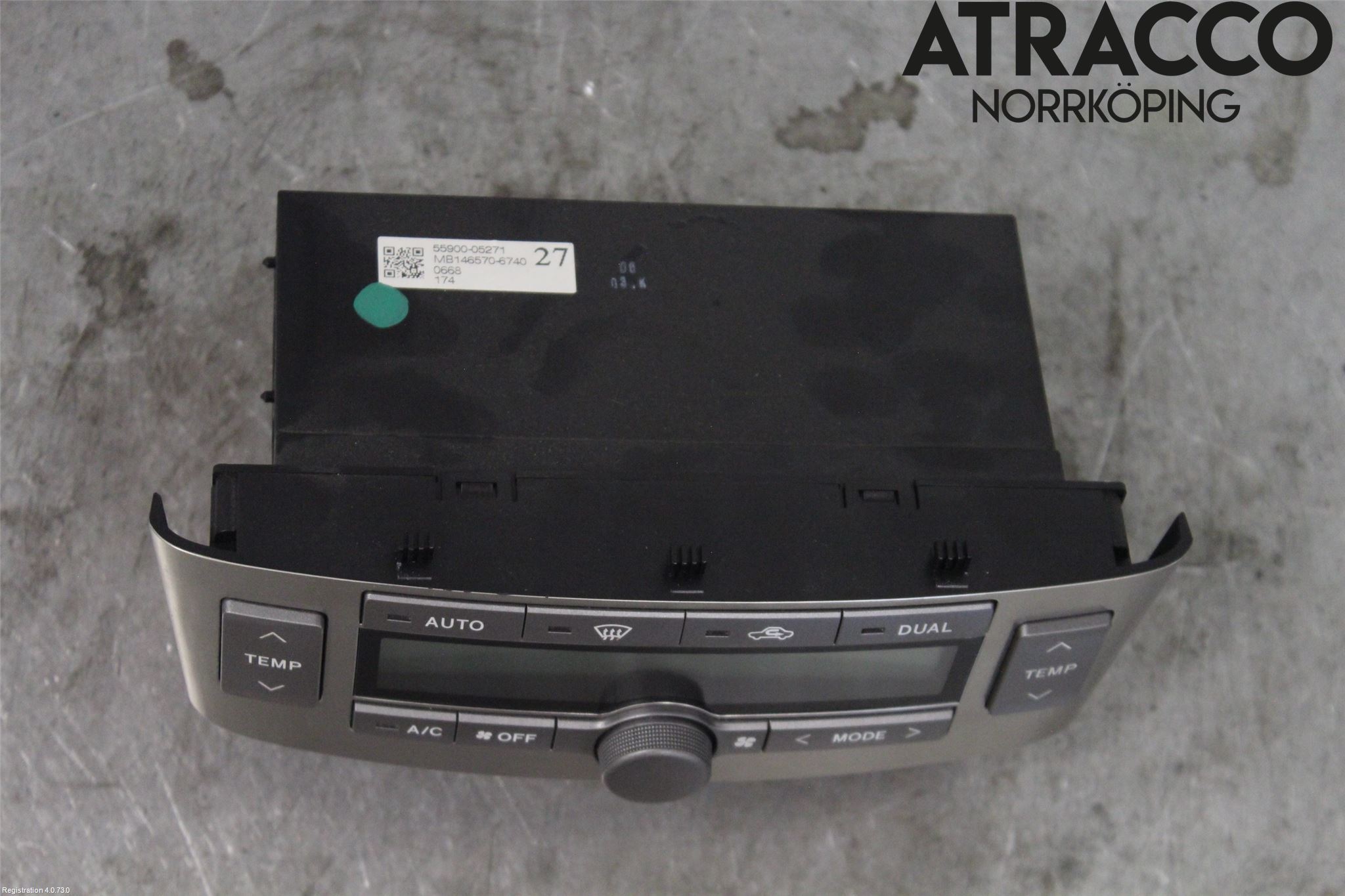 Toyota AVENSIS 07-08 Varmeapparat Panel(Regulering)