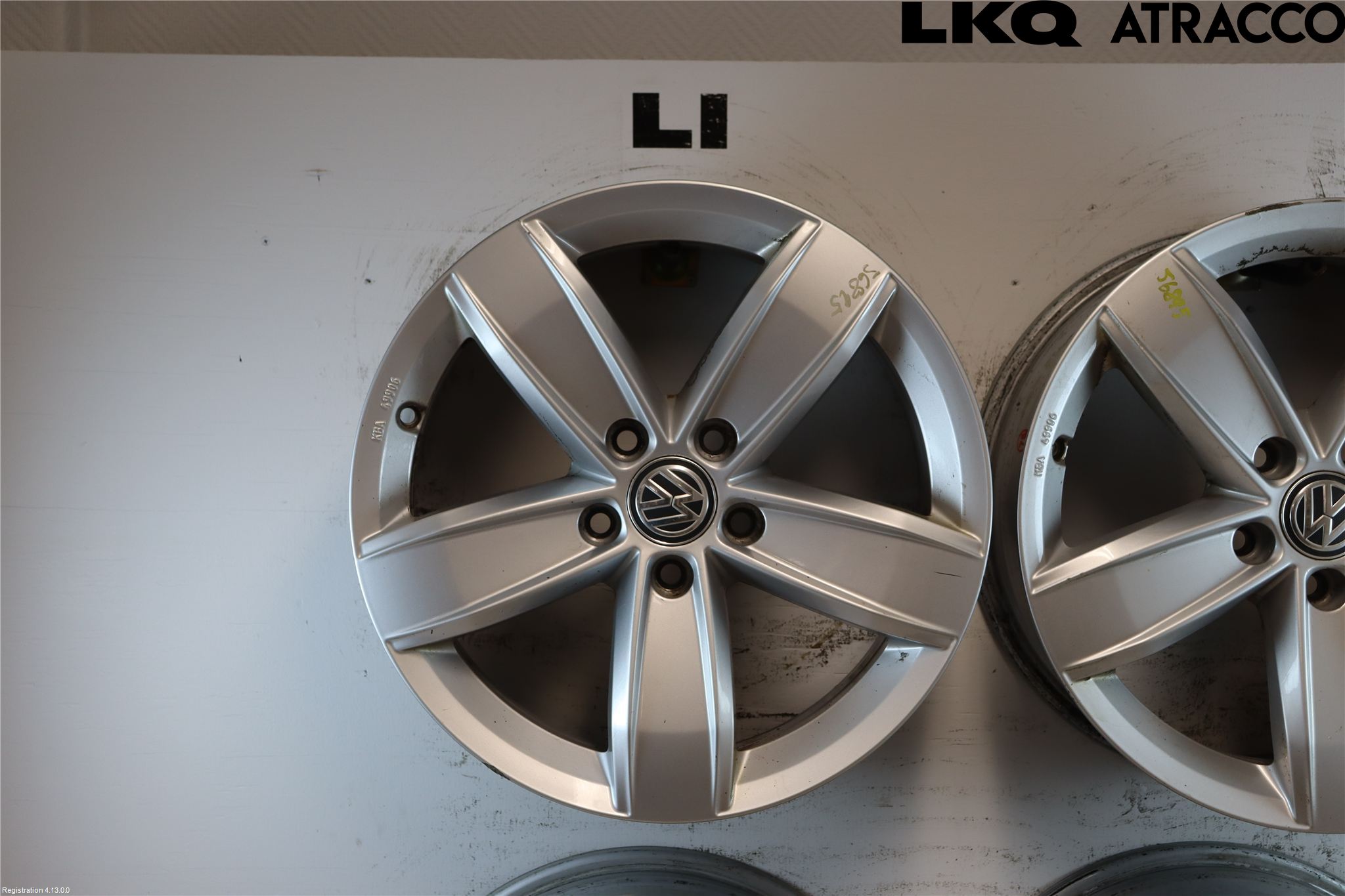 Volkswagen VW TIGUAN 16-24 Felg Aluminium Sett 4Stk