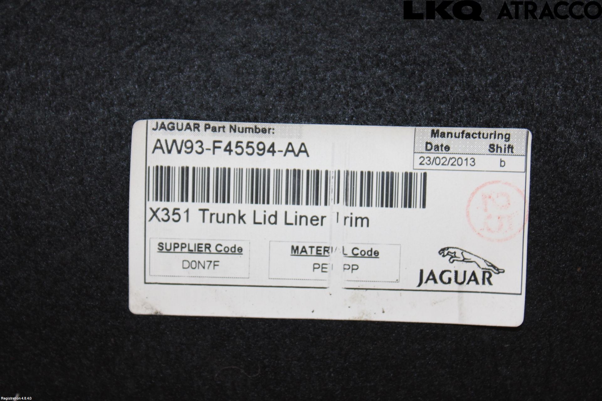 Jaguar XJ X351        10- Innr Bakluketrekk