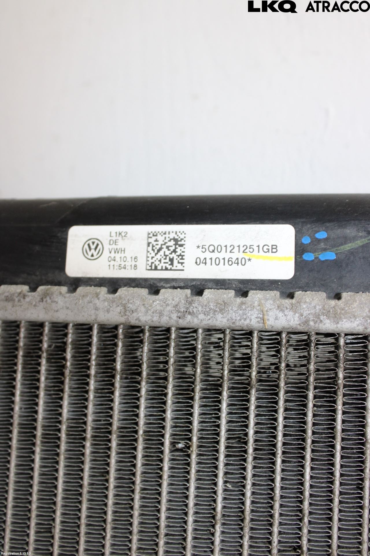 Volkswagen VW GOLF / E-GOLF VII 13-20 Radiator Manuell