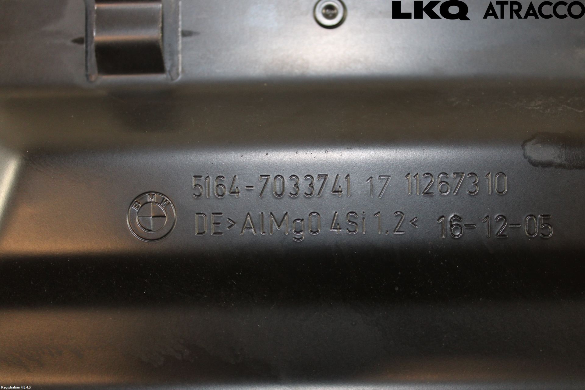 BMW 5 E60/61 Sed/Tou 02-10 Panserlåsplate-Bjelke