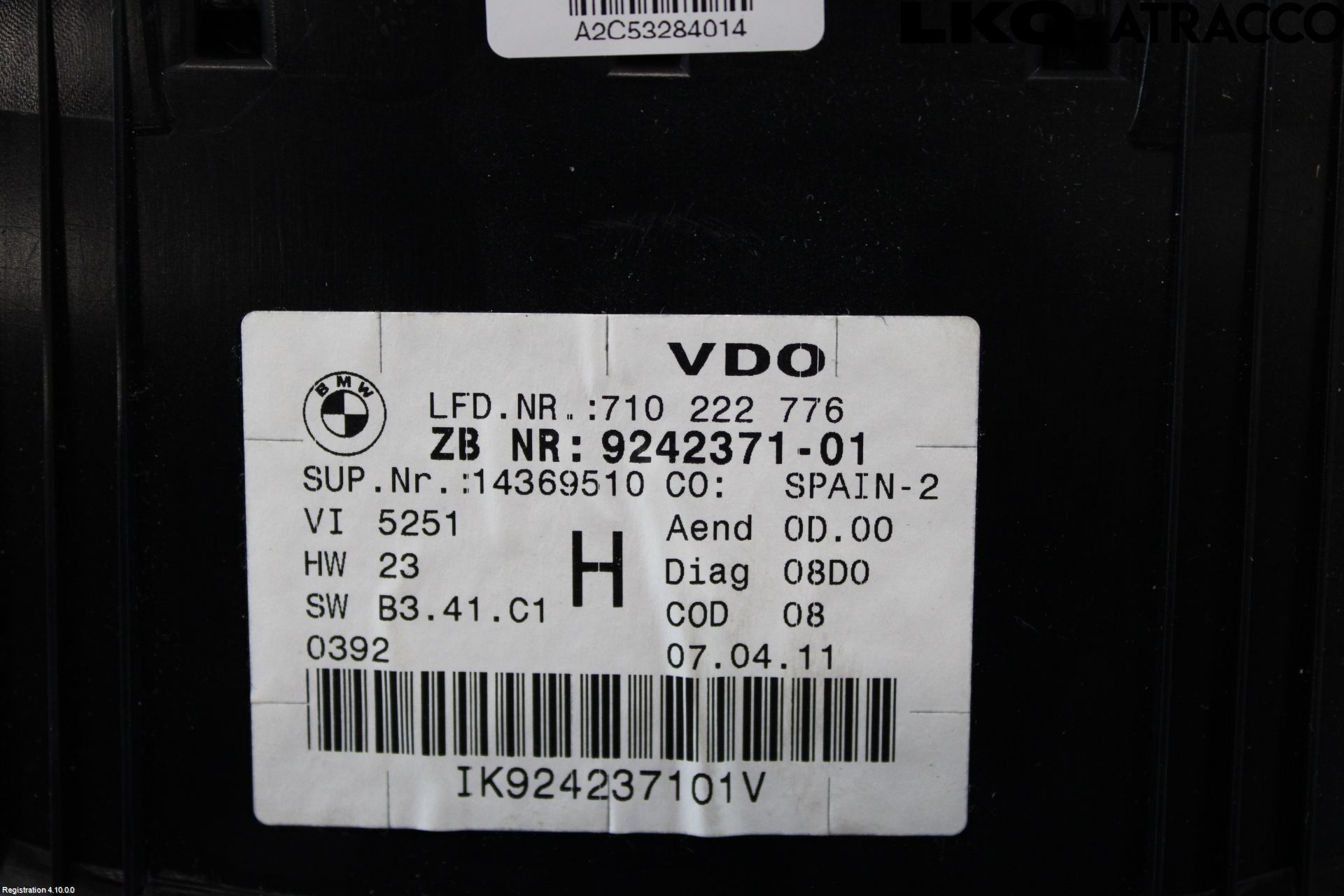 BMW X1 E84 10-15 Instr Kombinert