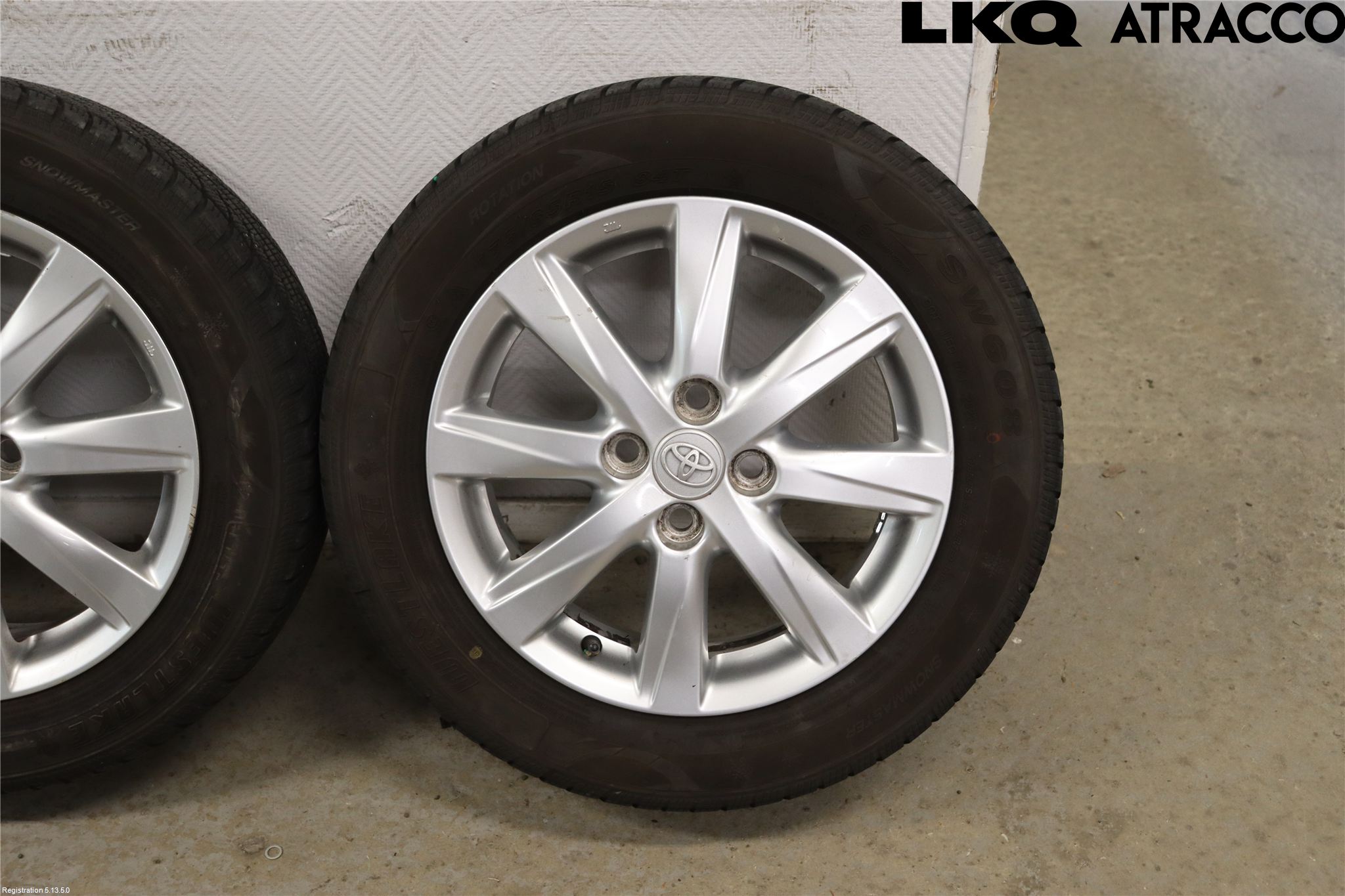 Toyota YARIS XP130 12-14 Dekk Vinter På Alu Felg 4Stk